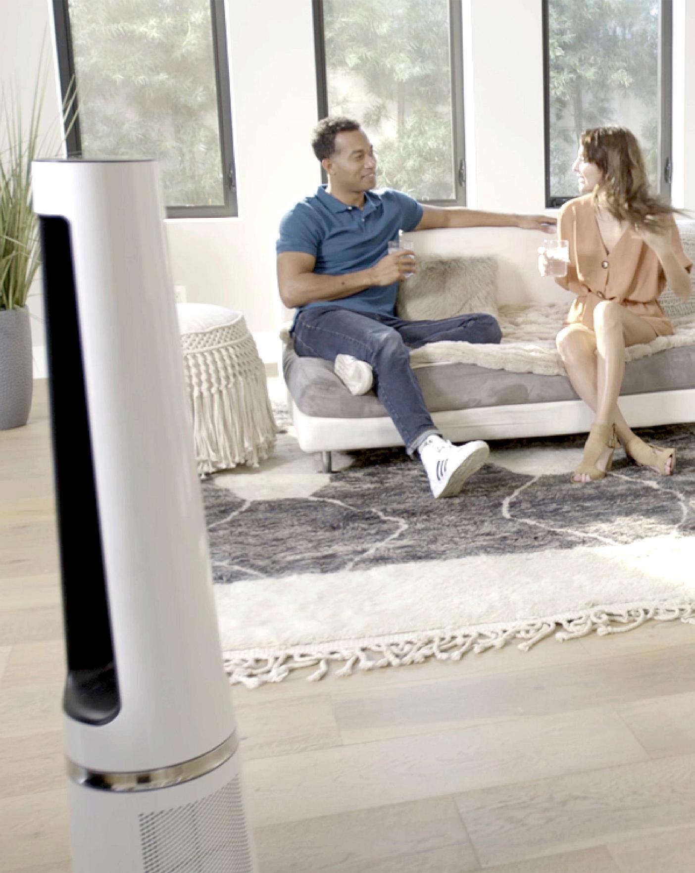  SmartAir Bladeless 2 In 1 Oscillating Cooling Fan And Purifier