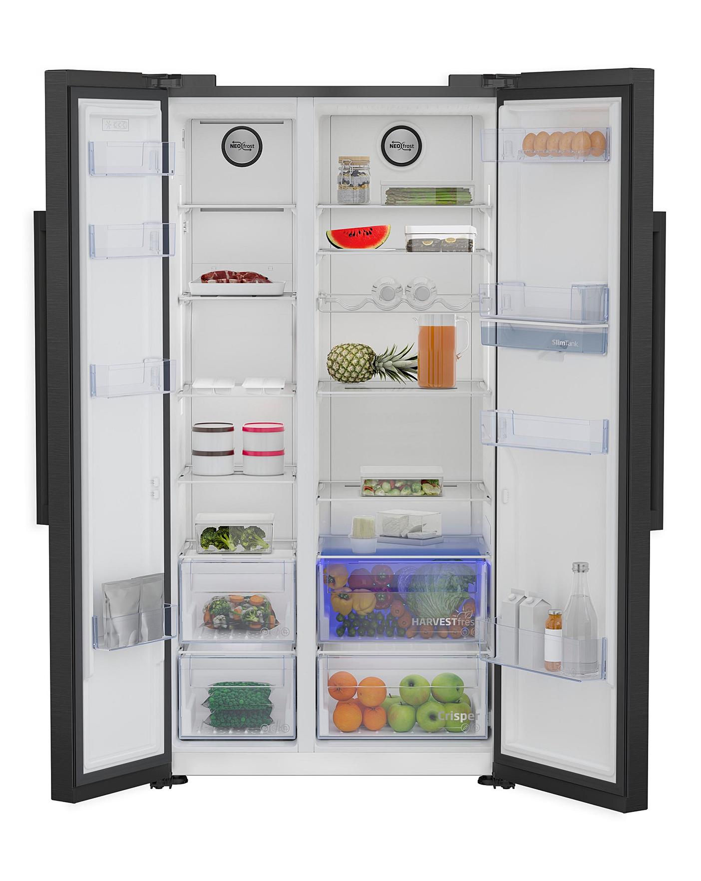  Beko Frost Free Fridge Freezer BLACK ASD2341VB