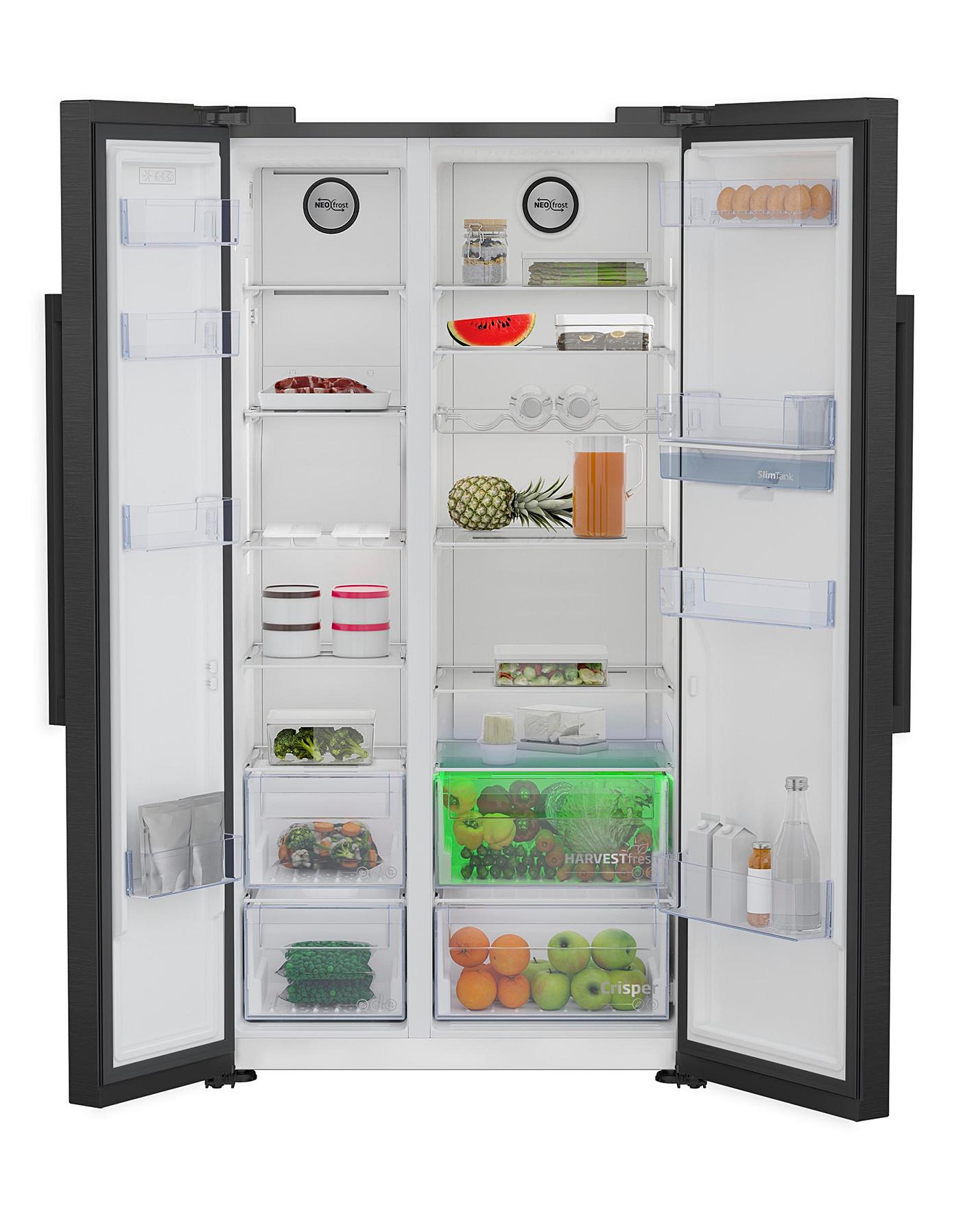  Beko Frost Free Fridge Freezer BLACK ASD2341VB