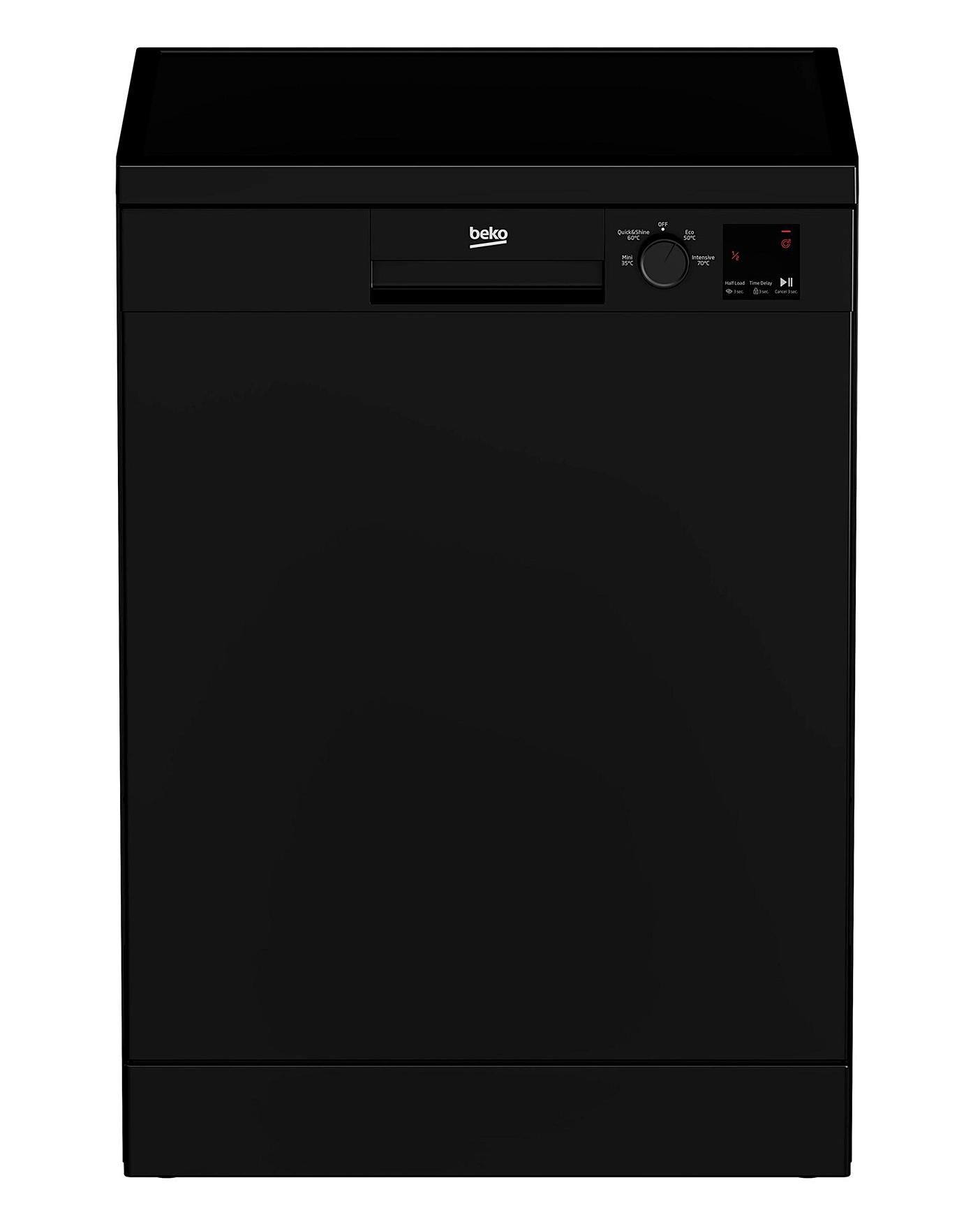  Beko DVN04320B Freestanding 13-place Full-Size Dishwasher - Black