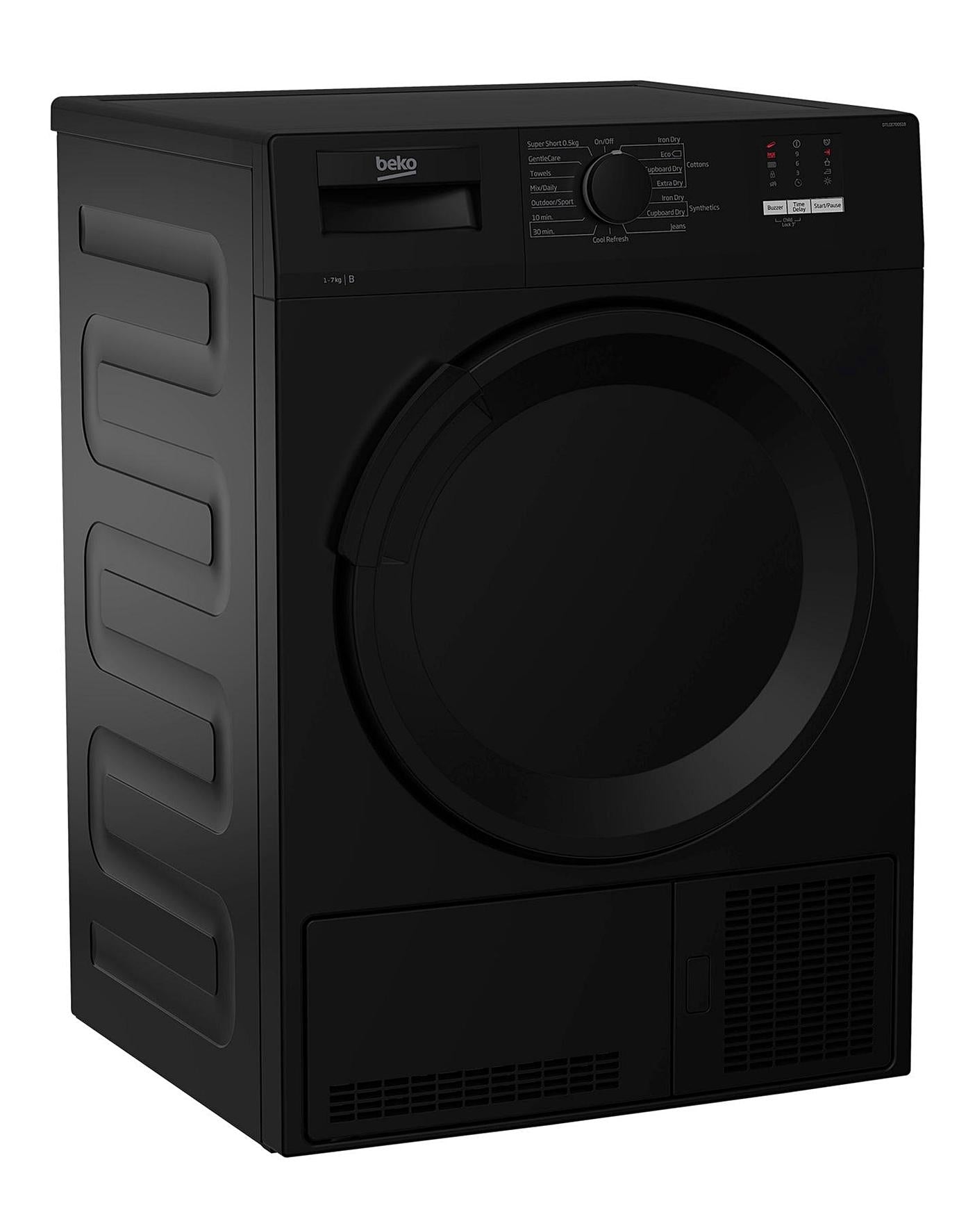  Beko DTLCE70051B 7kg Condenser Dryer Black