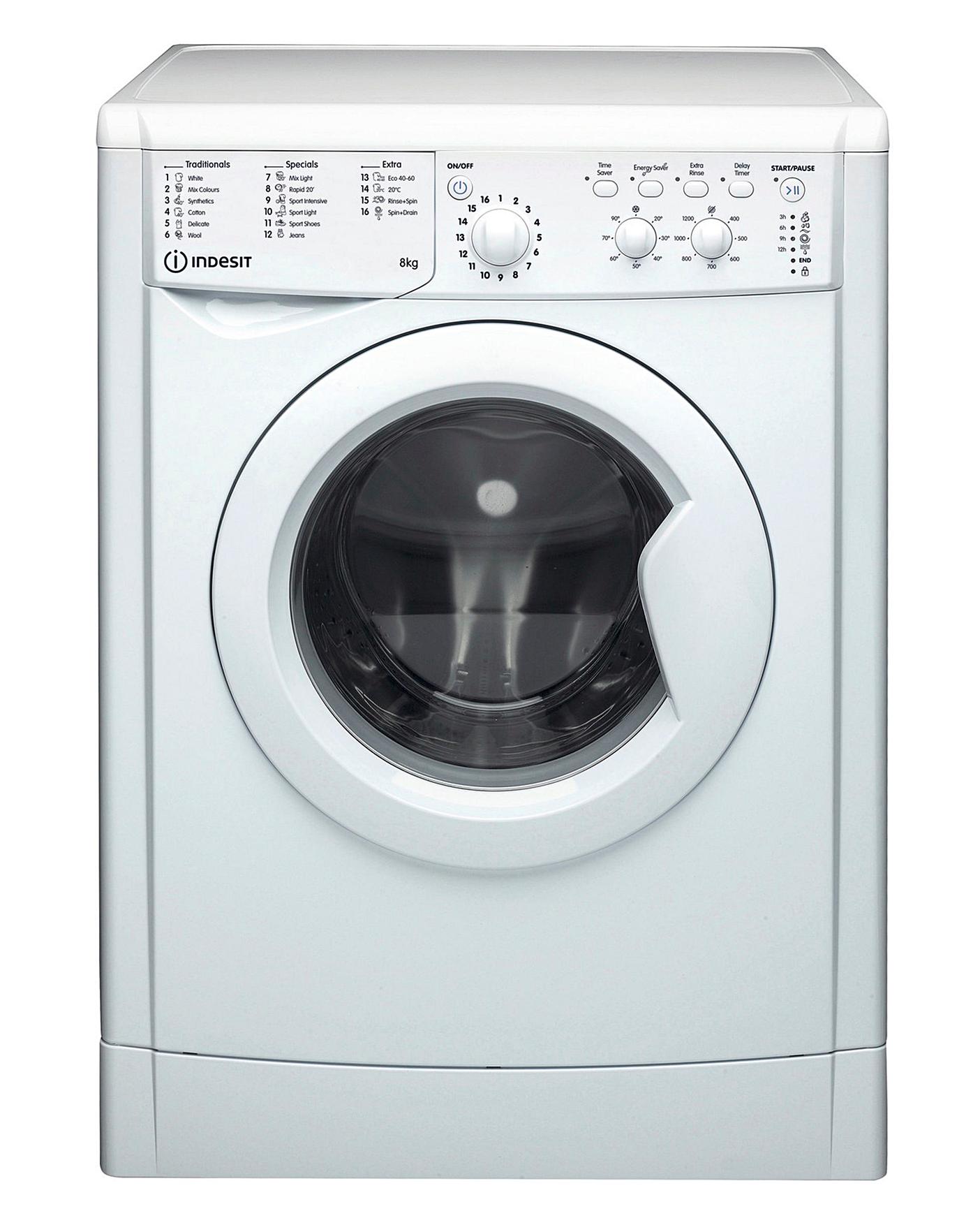  INDESIT IWC81251WUKN 8kg Ecotime Washing Machine WHITE + INSTALLATION