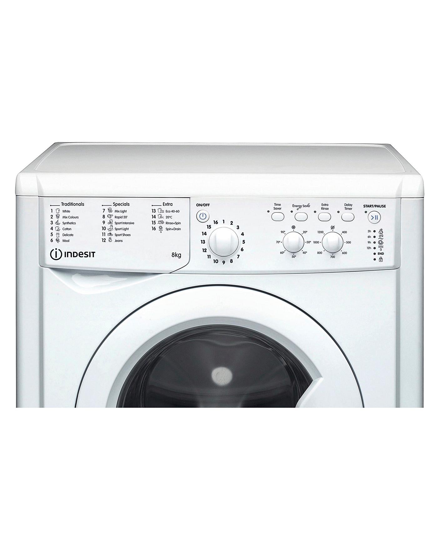  INDESIT IWC81251WUKN 8kg Ecotime Washing Machine WHITE + INSTALLATION