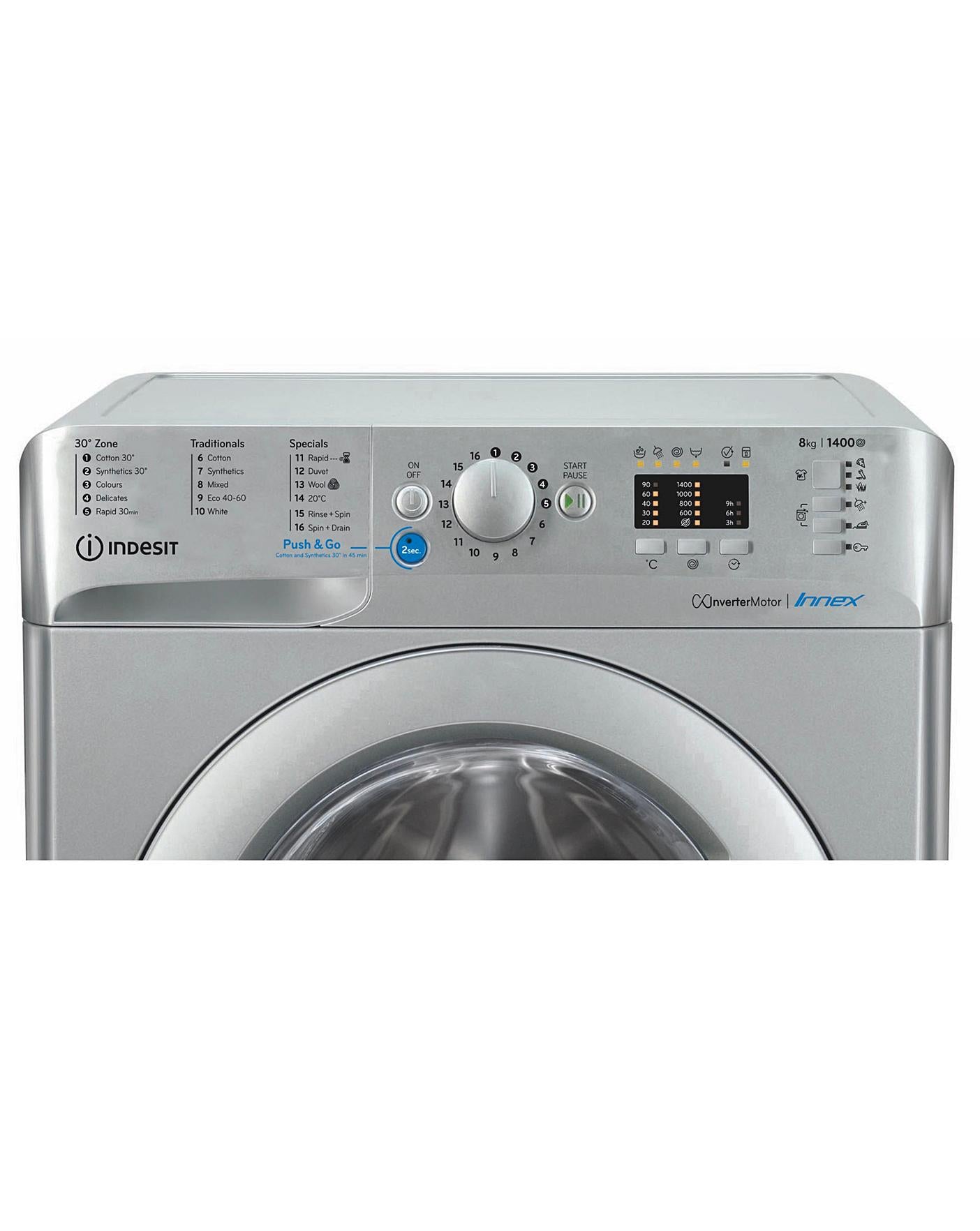  INDESIT BWA81483XSUKN 8kg 1400rpm Washing Machine + INSTALLATION