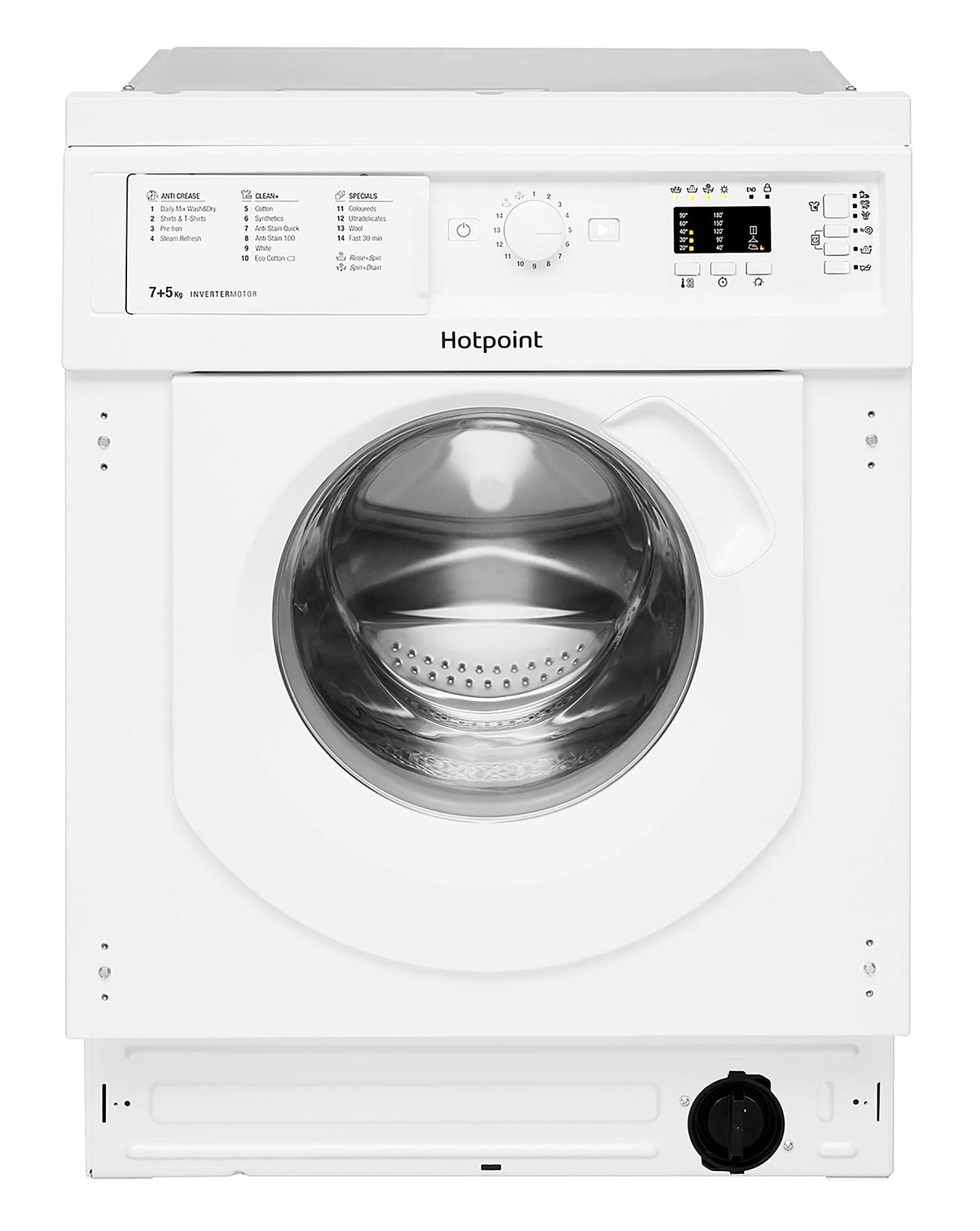 Hotpoint BIWDHG75148UKN Integrated 7+5kg 1400rpm Washer Dryer + INSTALLATION