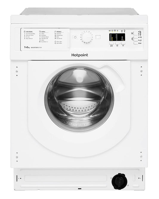  Hotpoint BIWDHG75148UKN Integrated 7+5kg 1400rpm Washer Dryer + INSTALLATION