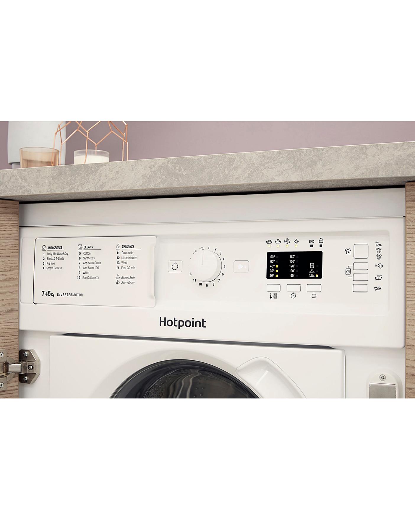  Hotpoint BIWDHG75148UKN Integrated 7+5kg 1400rpm Washer Dryer + INSTALLATION