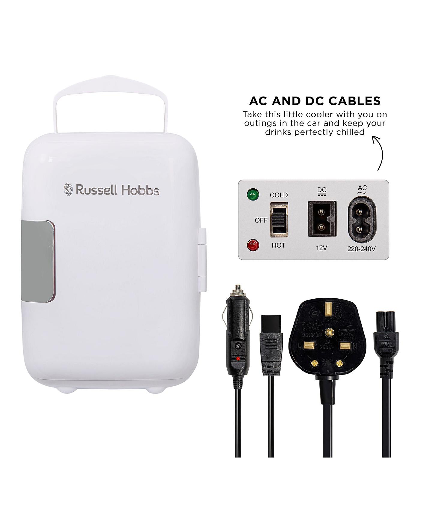  Russell Hobbs RH4CLR1001 4L Cooler White