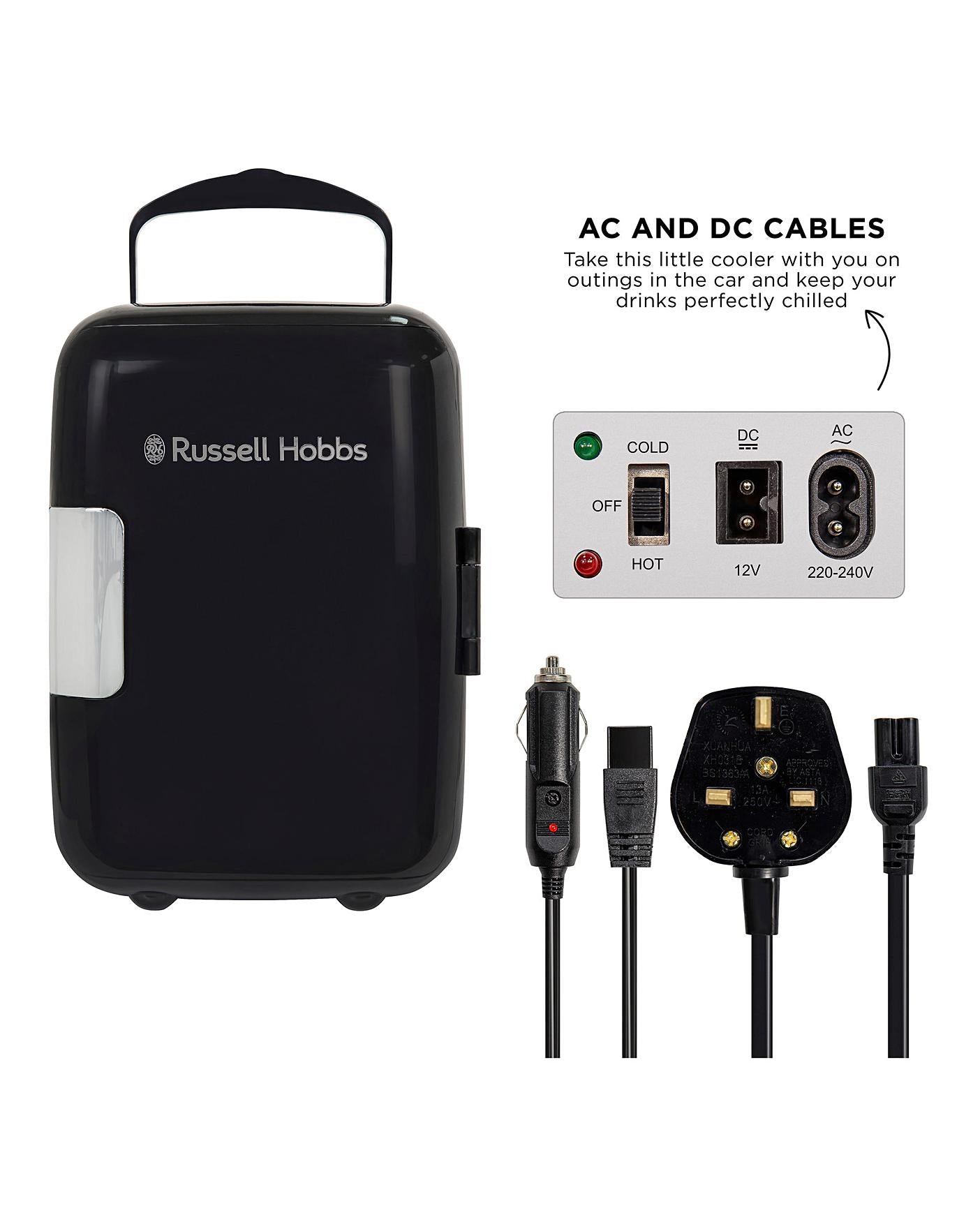  Russell Hobbs RH4CLR1001B 4L Cooler Black