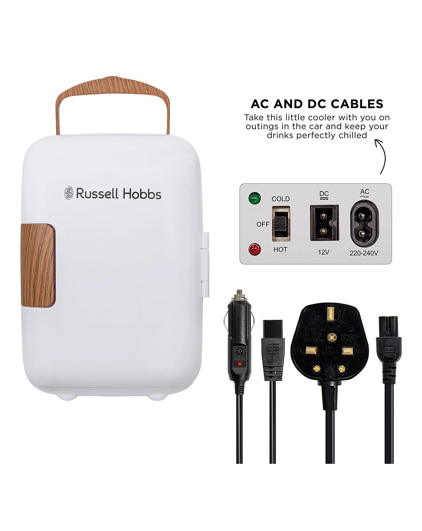  Russell Hobbs RH4CLR1001SCW Scandi 4L Cooler White