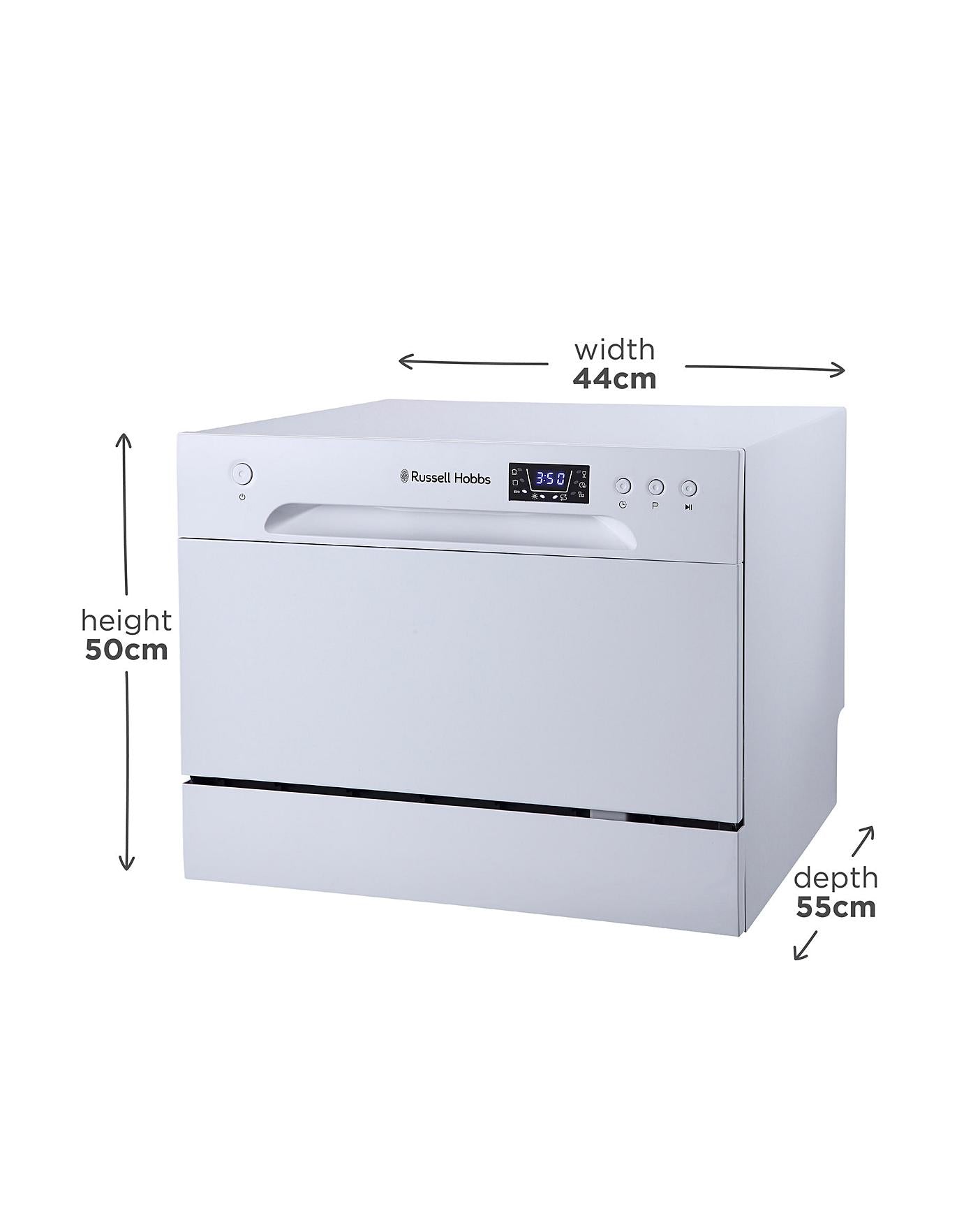  Russell Hobbs RHTTDW6W Table Top Dishwasher - White