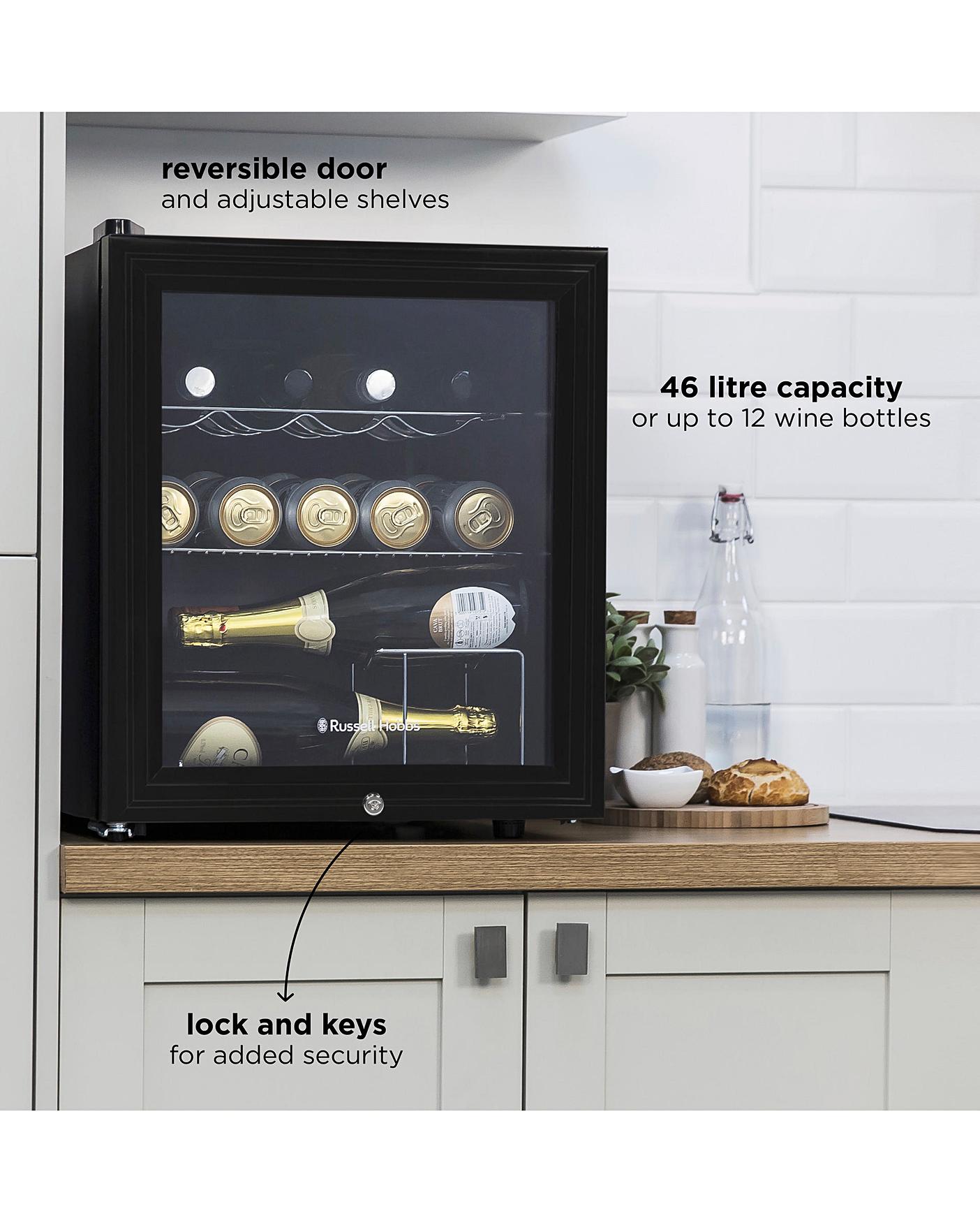  Russell Hobbs RHGWC1B-C-LCK Wine & Drinks Cooler Lockable Black