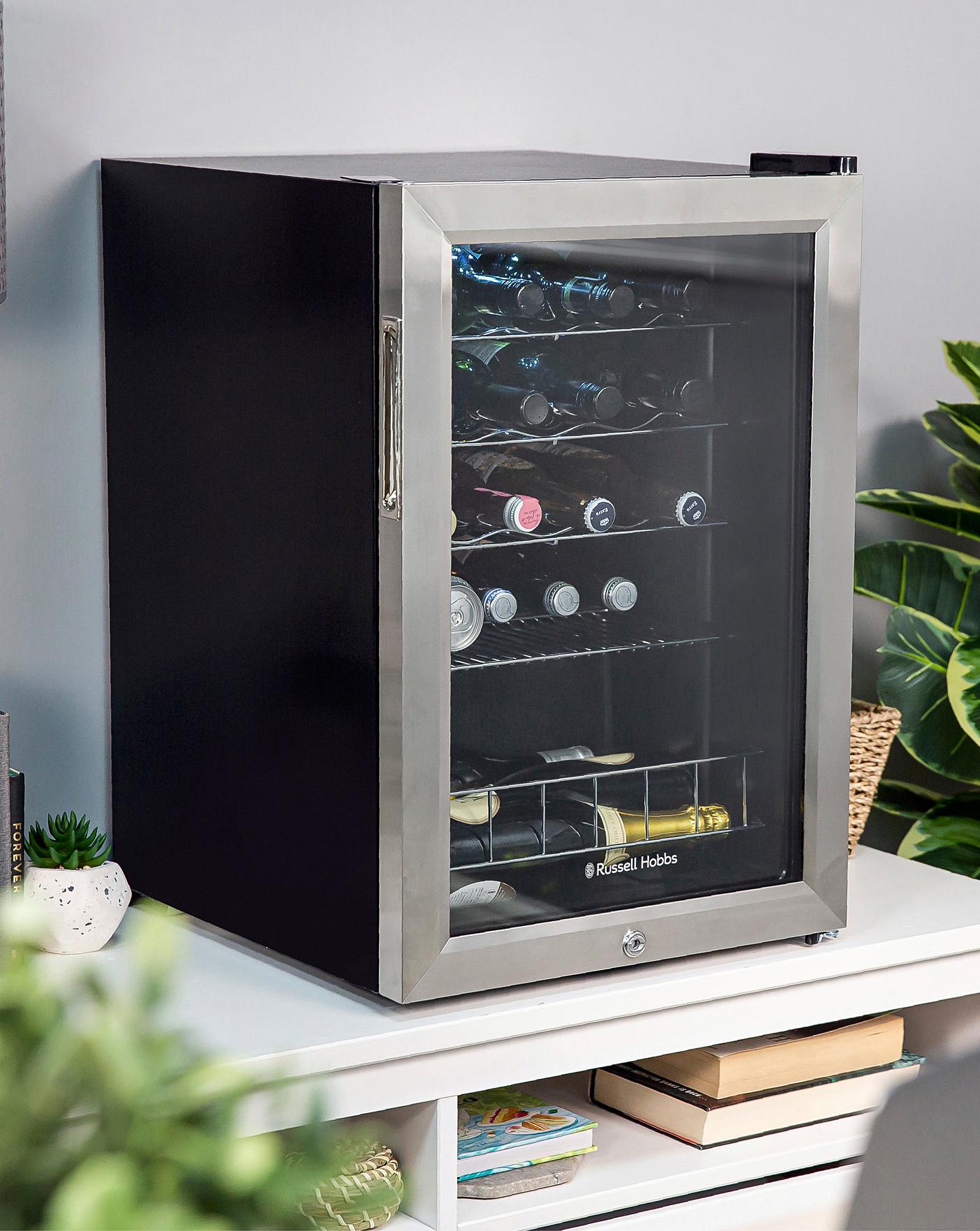  Russell Hobbs RHGWC4SS-LCK Wine & Drinks Cooler Lockable Stainless Steel