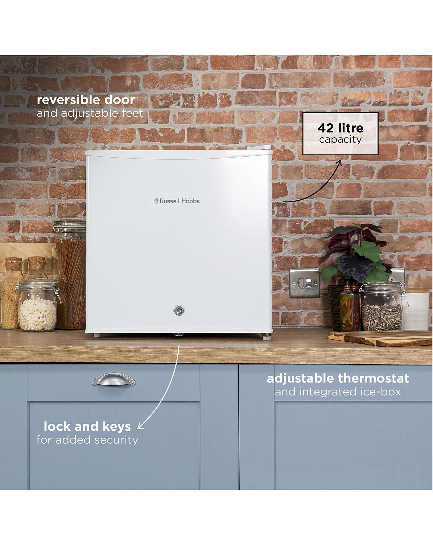  Russell Hobbs RHTTLF1-LCK Table Top Fridge Lockable White