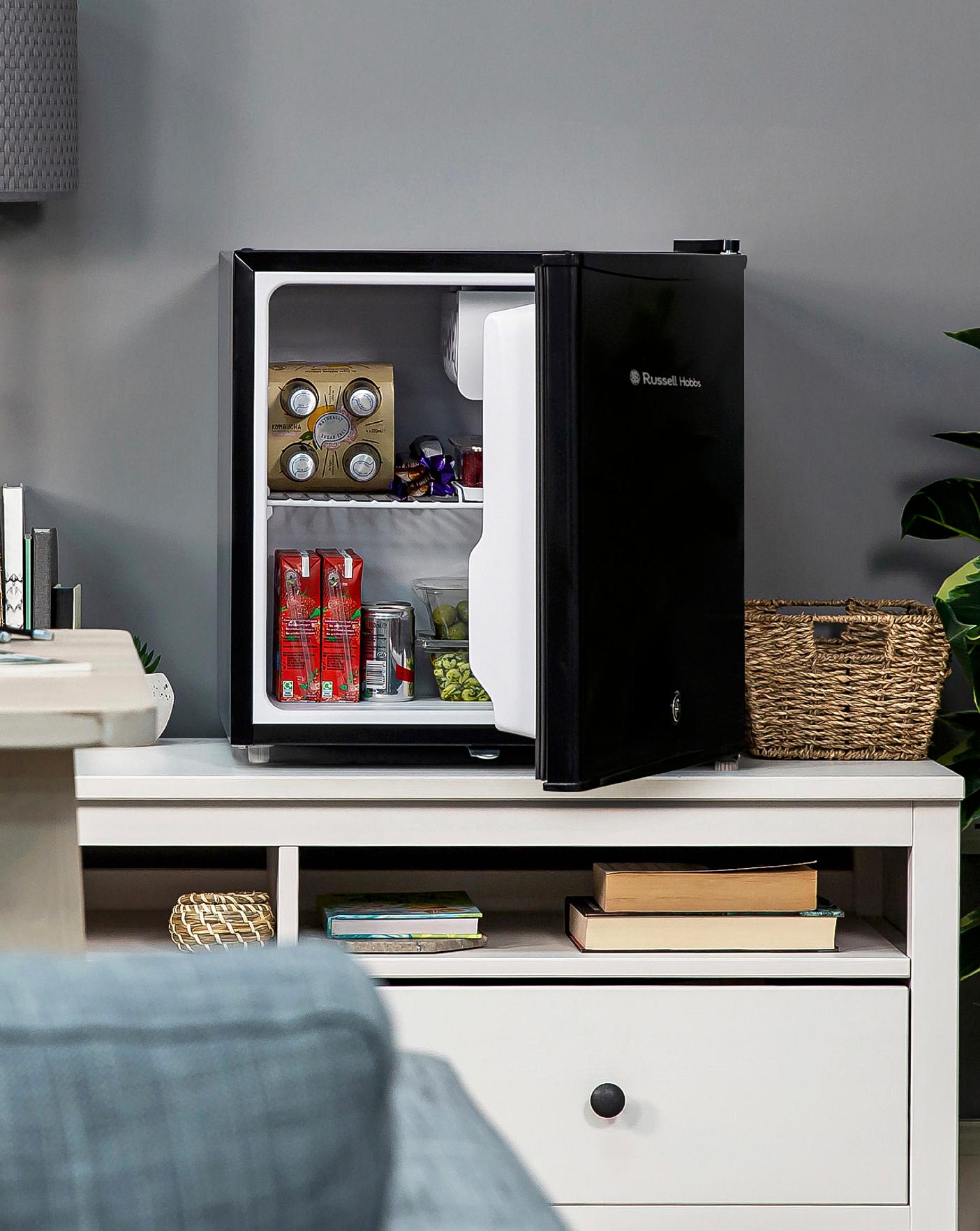  Russell Hobbs RHTTLF1B-LCK Table Top Fridge Lockable Black