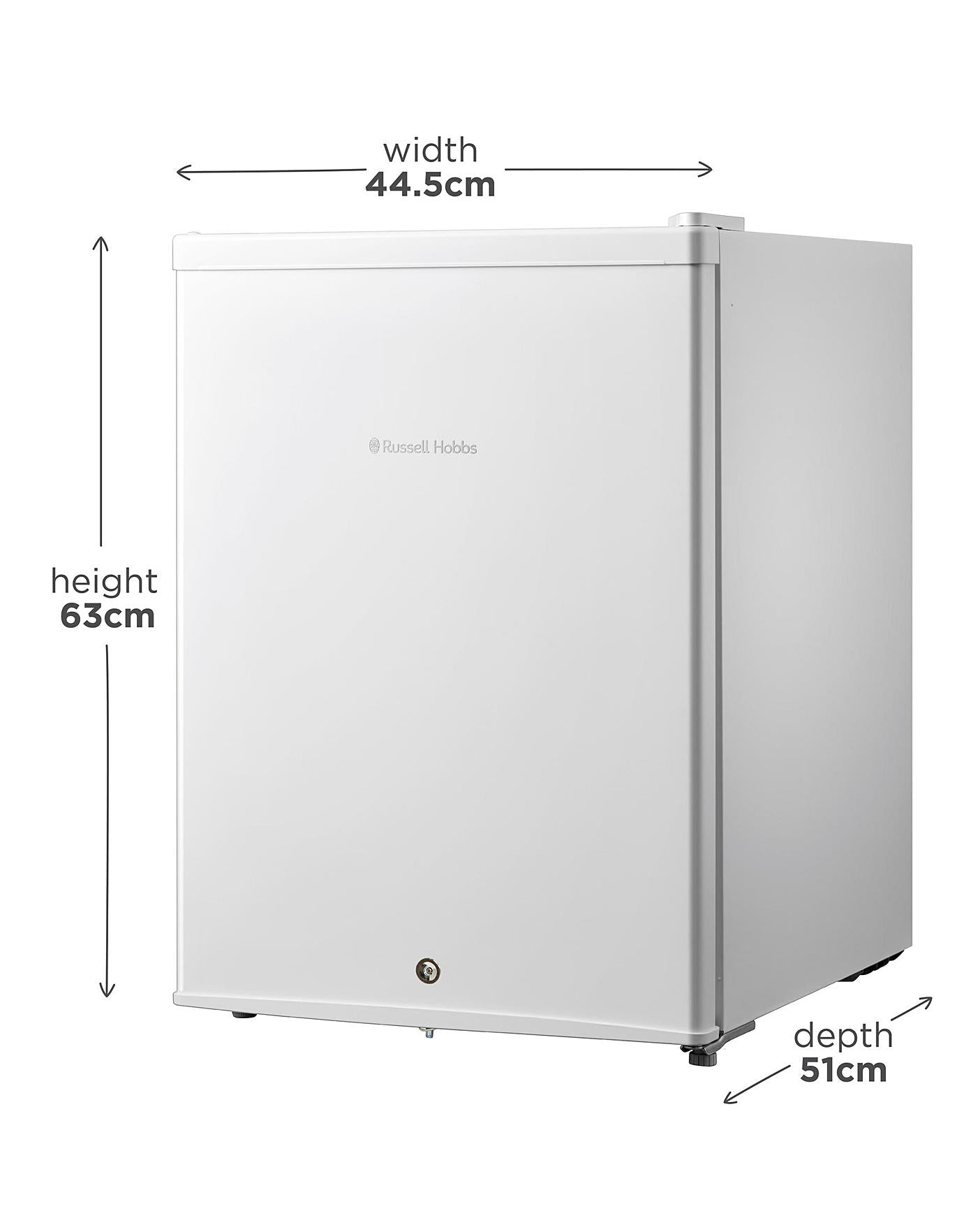  Russell Hobbs RHTTF67W-LCK Mini Fridge Lockable White