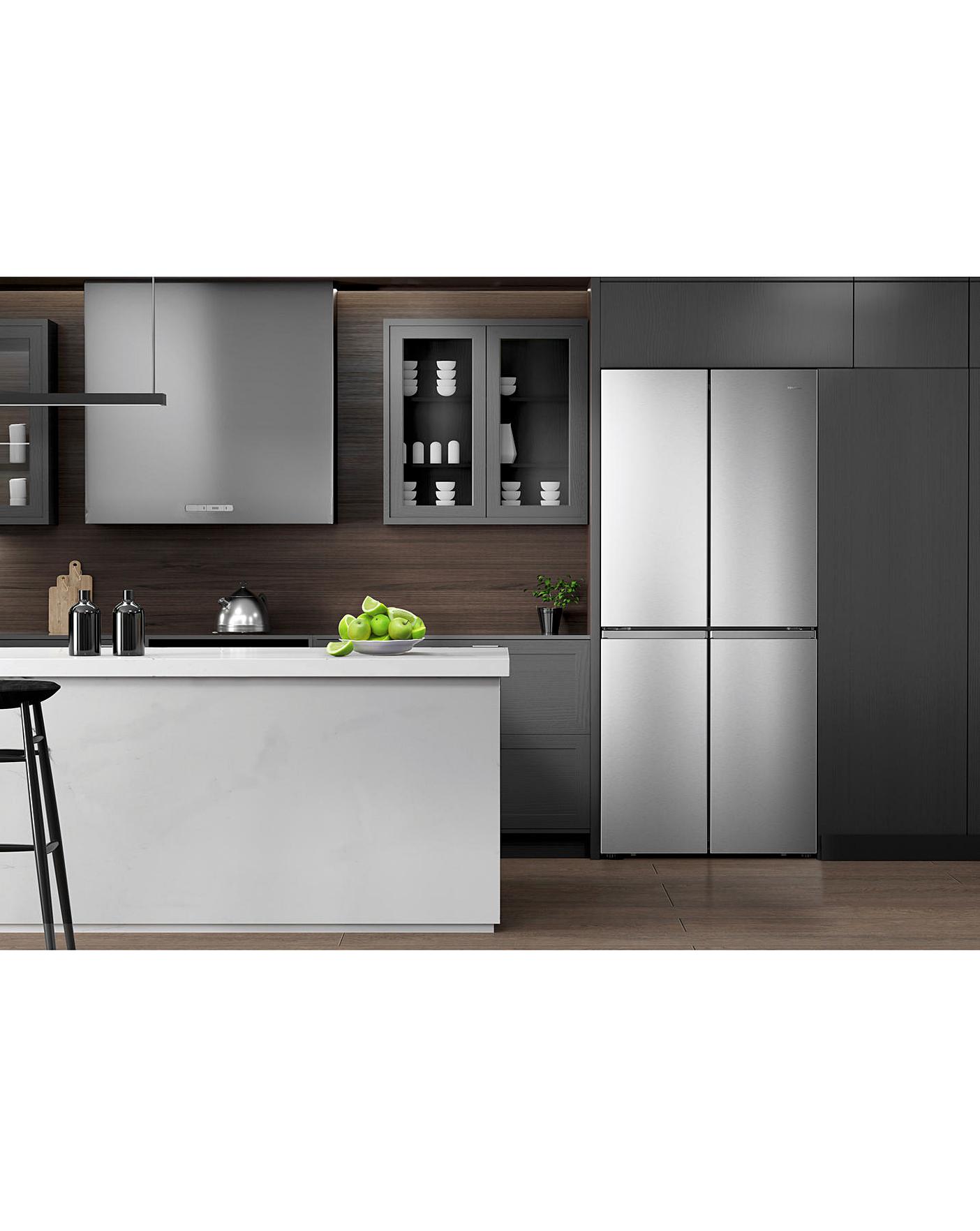  Hisense RQ563N4AI1 American Fridge Freezer - Stainless Steel