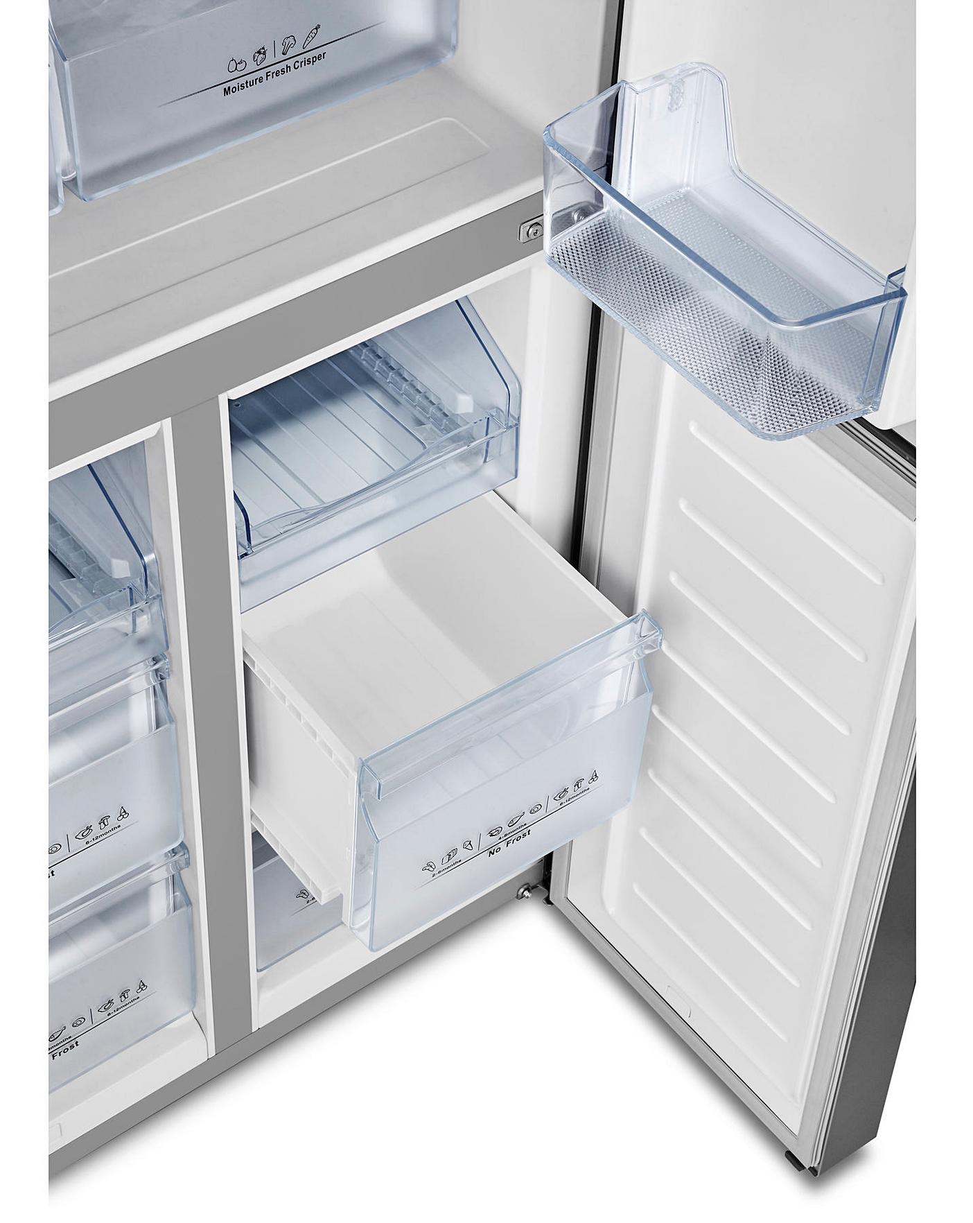  Hisense RQ563N4AI1 American Fridge Freezer - Stainless Steel