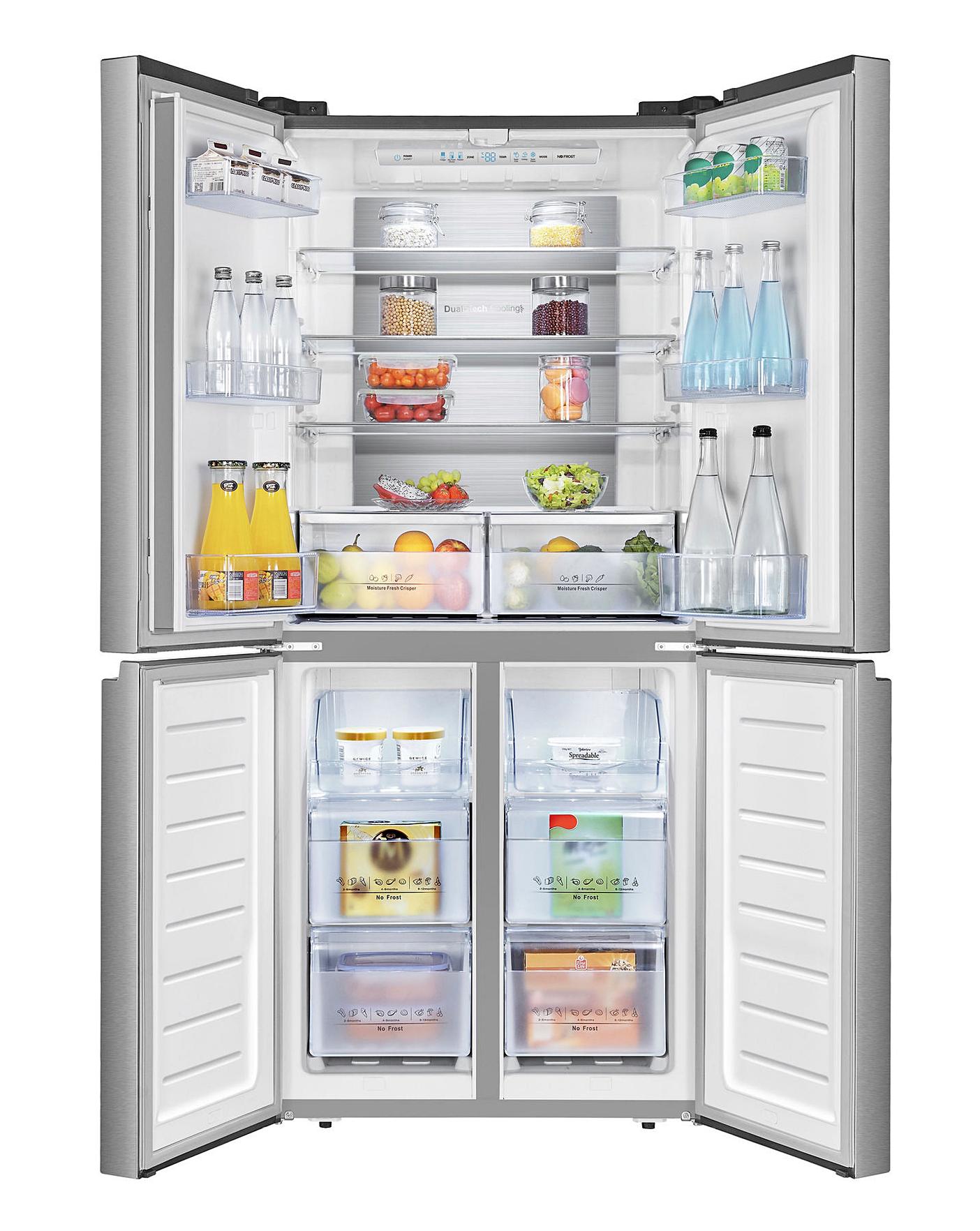  Hisense RQ563N4AI1 American Fridge Freezer - Stainless Steel