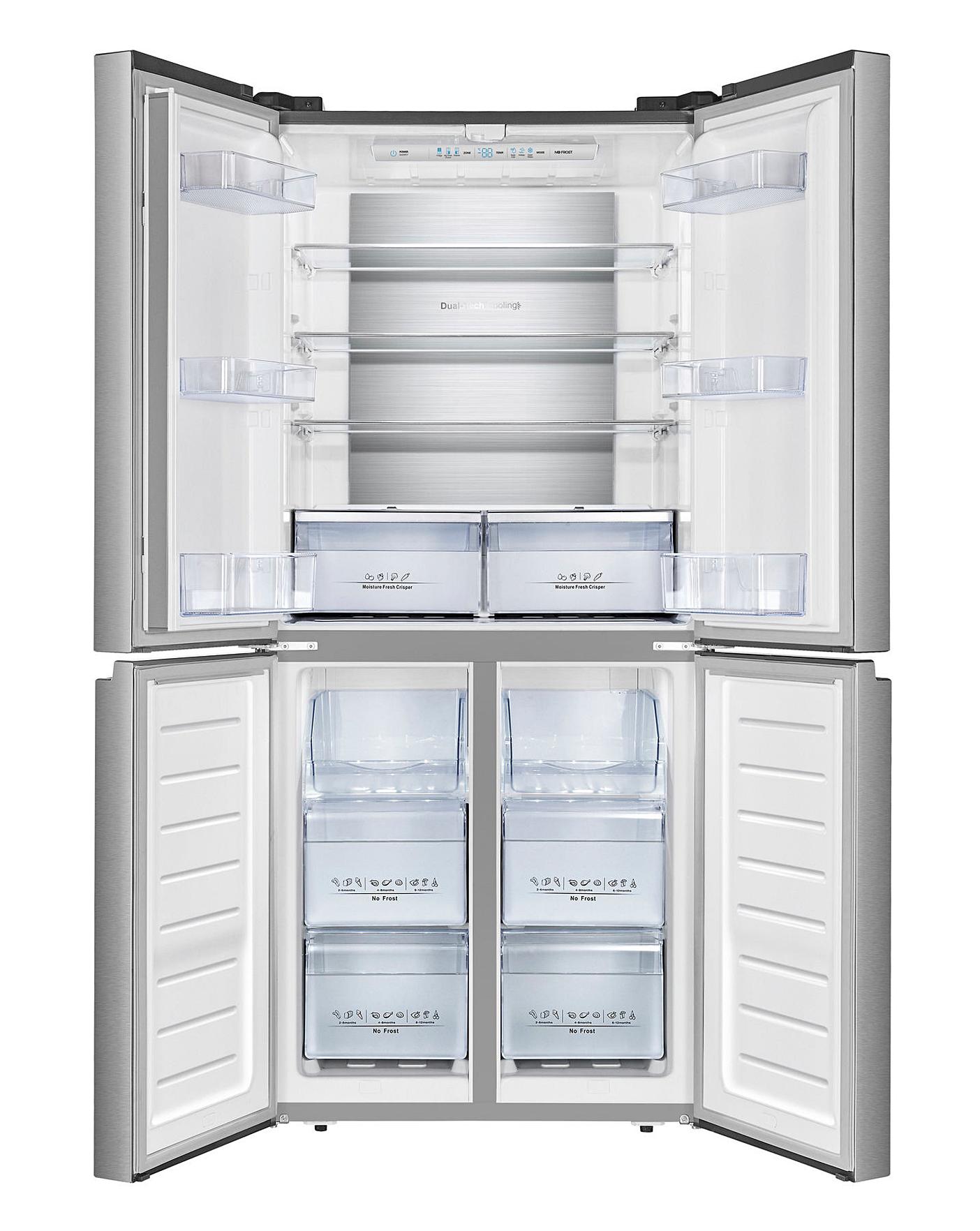  Hisense RQ563N4AI1 American Fridge Freezer - Stainless Steel