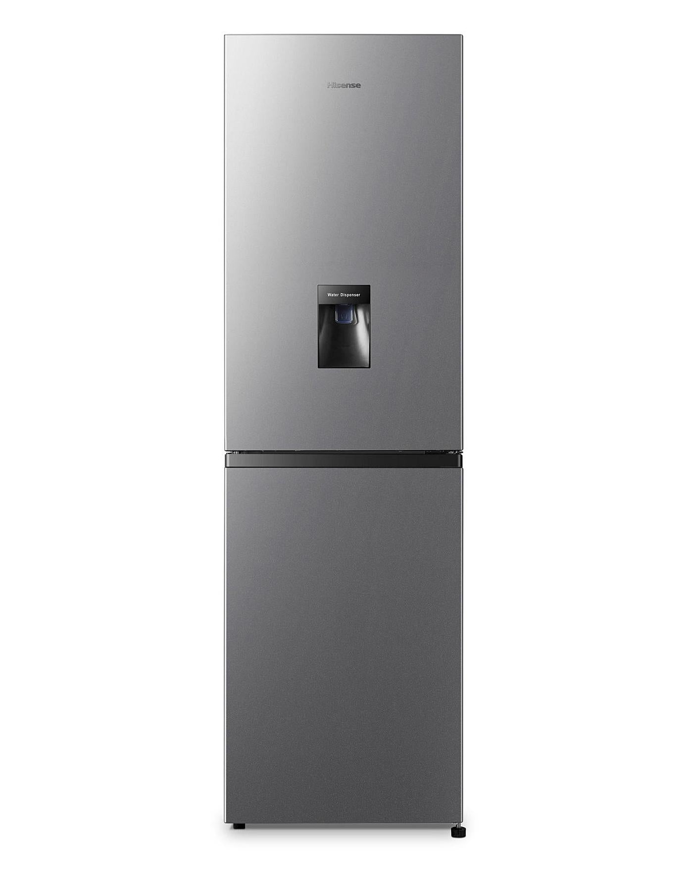  Hisense RB327N4WC1 Fridge Freezer - Stainless Steel