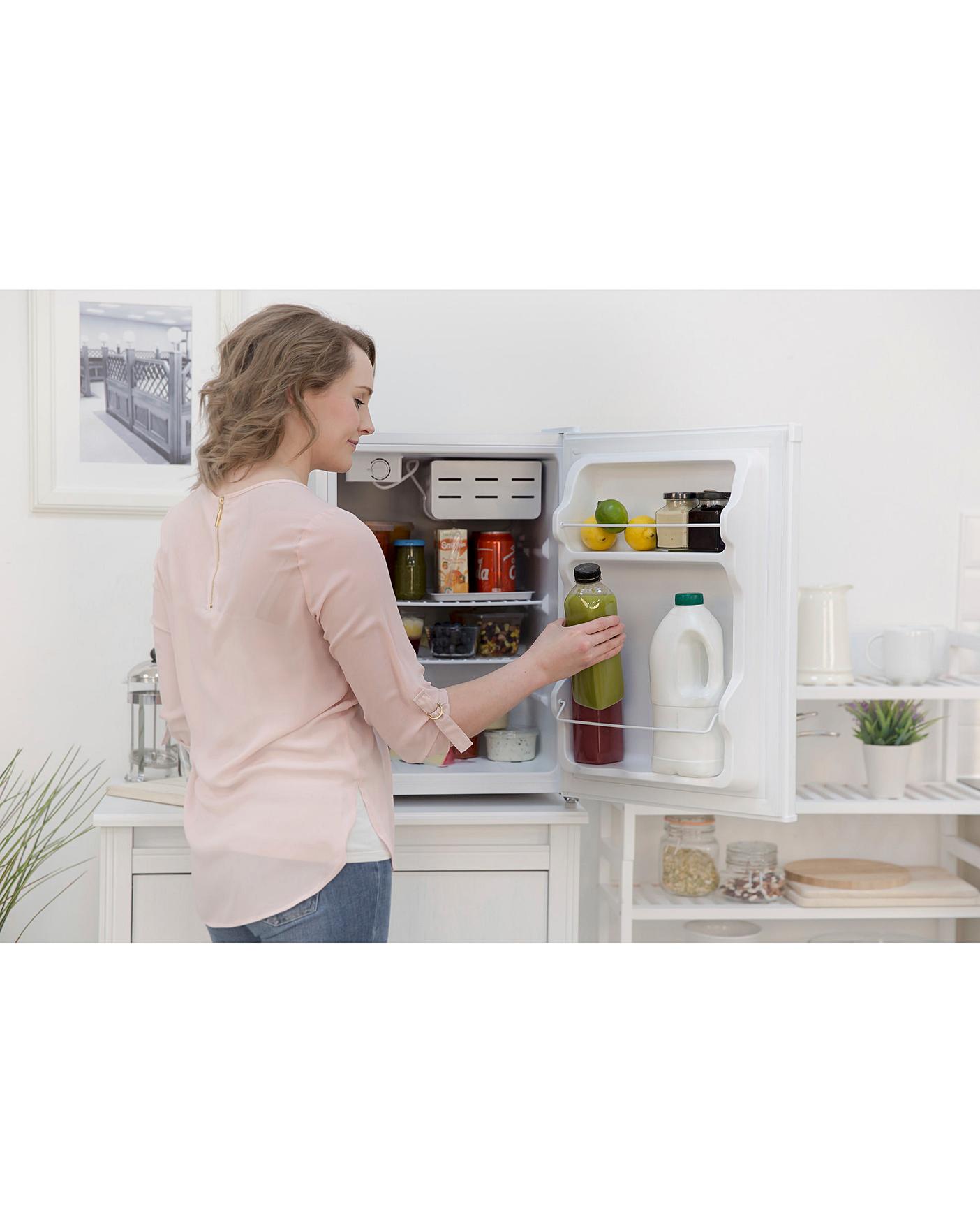  Russell Hobbs RHTTF67W Table Top Mini Fridge - White