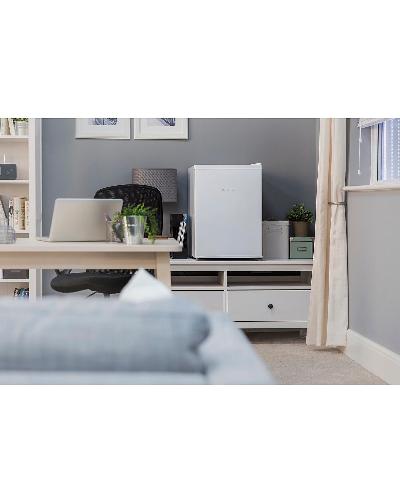 Russell Hobbs RHTTF67W Table Top Mini Fridge - White