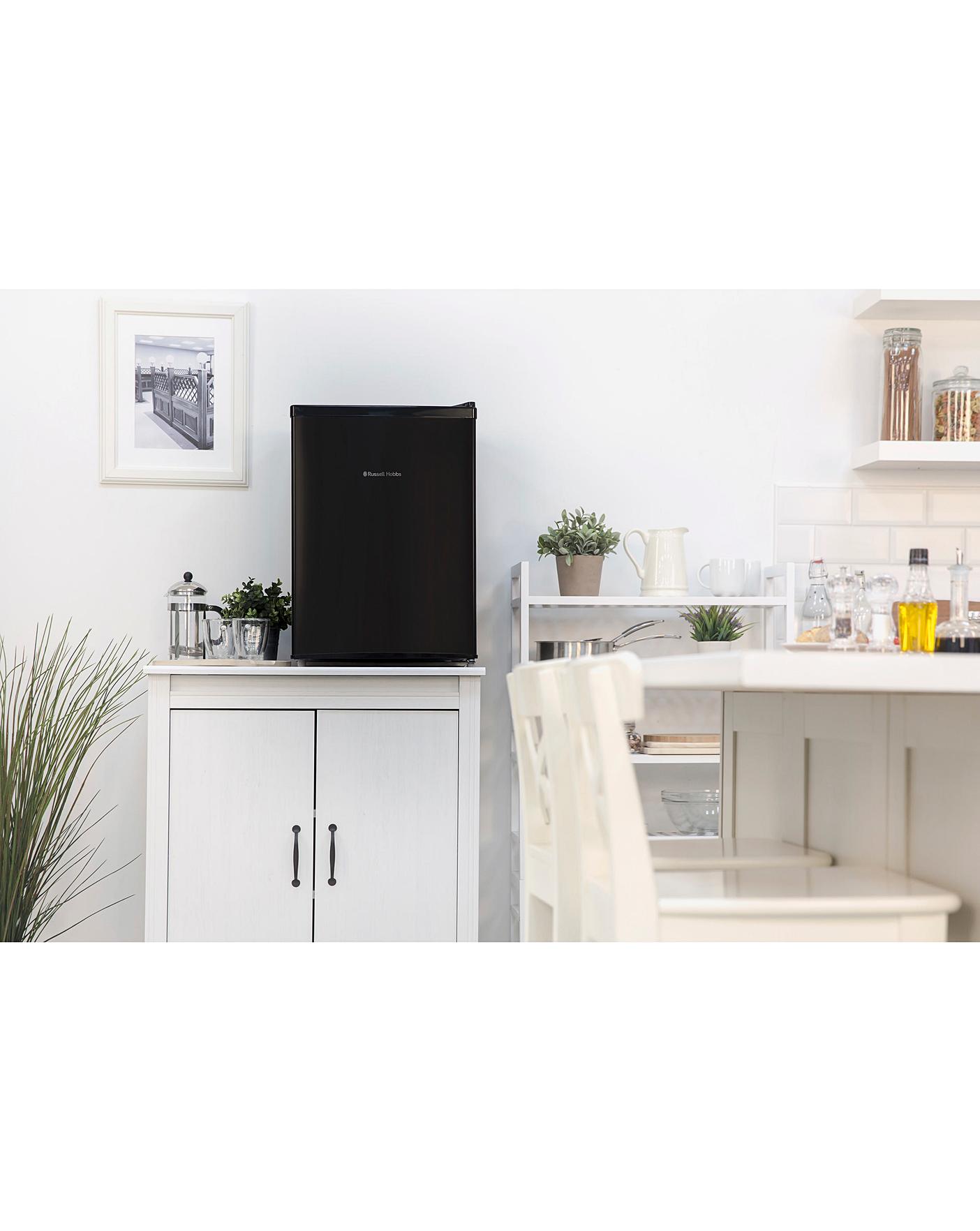  Russell Hobbs RHTTF67B Table Top Mini Fridge - Black