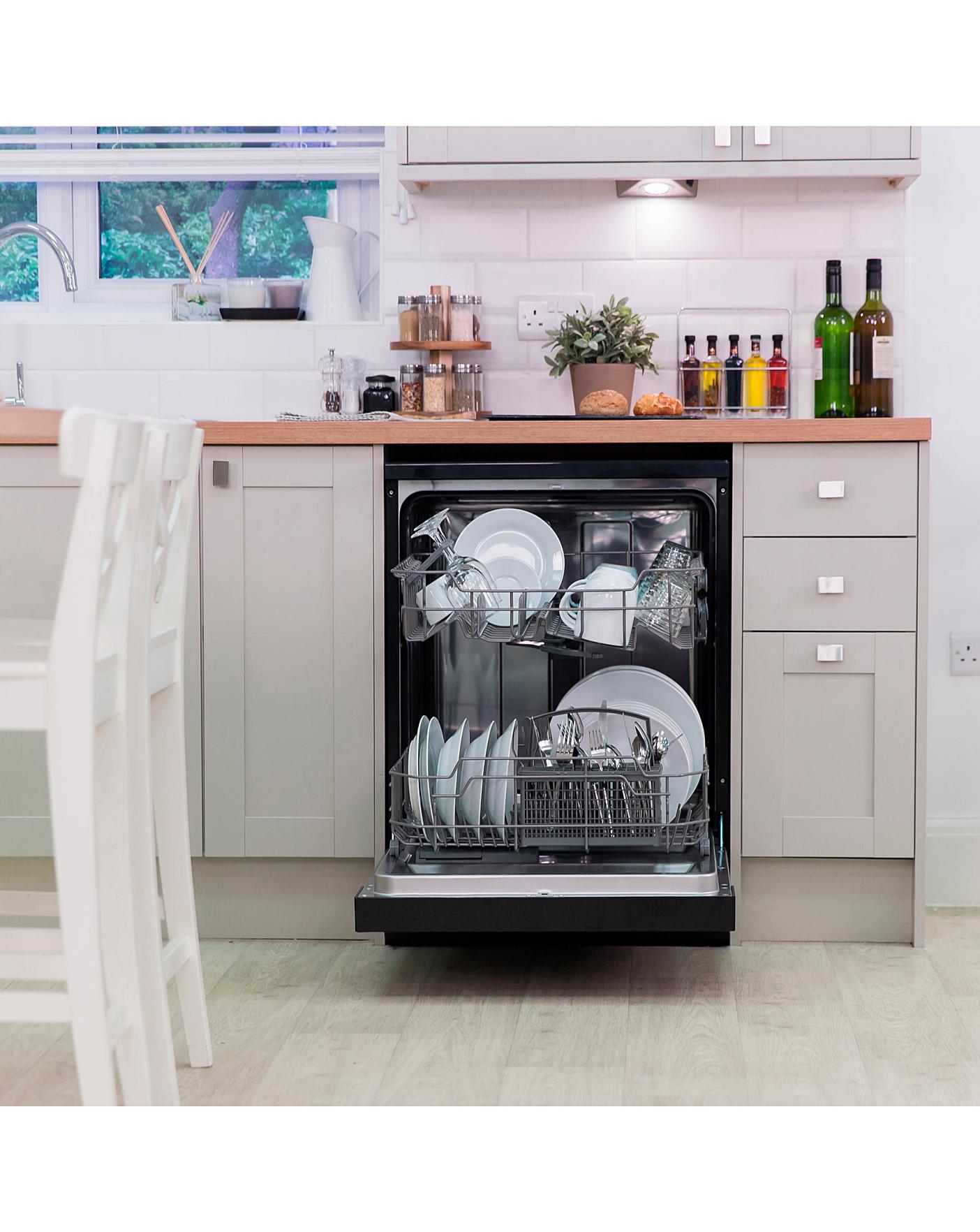  Russell Hobbs RHDW3B Freestanding 12-place Full-Size Dishwasher - Black