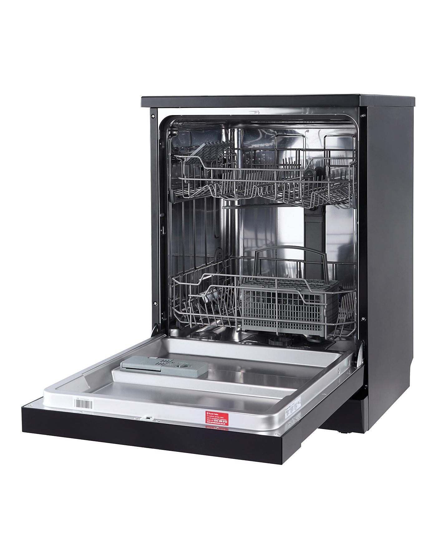  Russell Hobbs RHDW3B Freestanding 12-place Full-Size Dishwasher - Black
