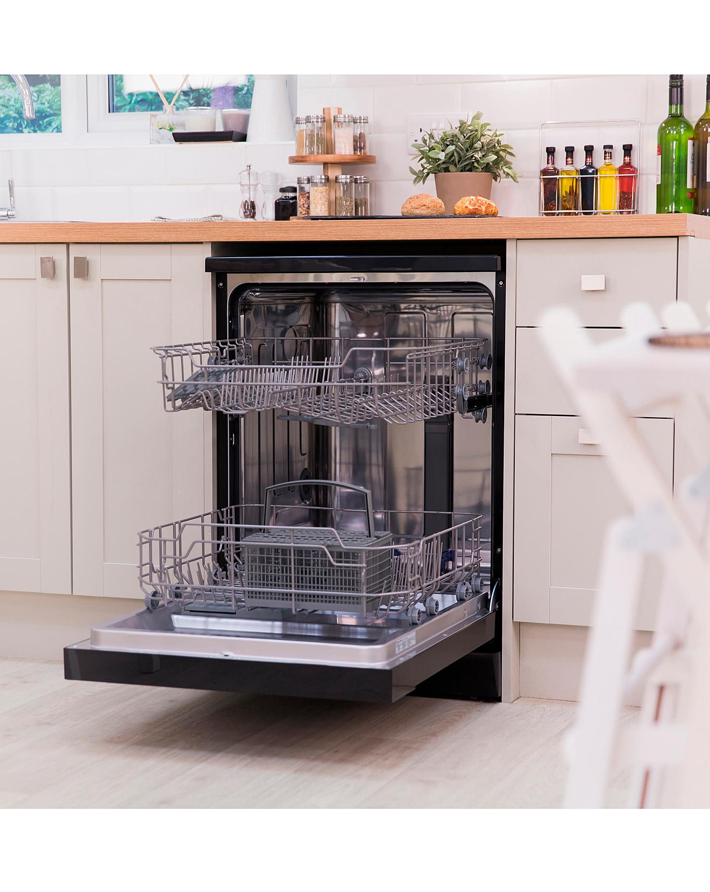  Russell Hobbs RHDW3B Freestanding 12-place Full-Size Dishwasher - Black