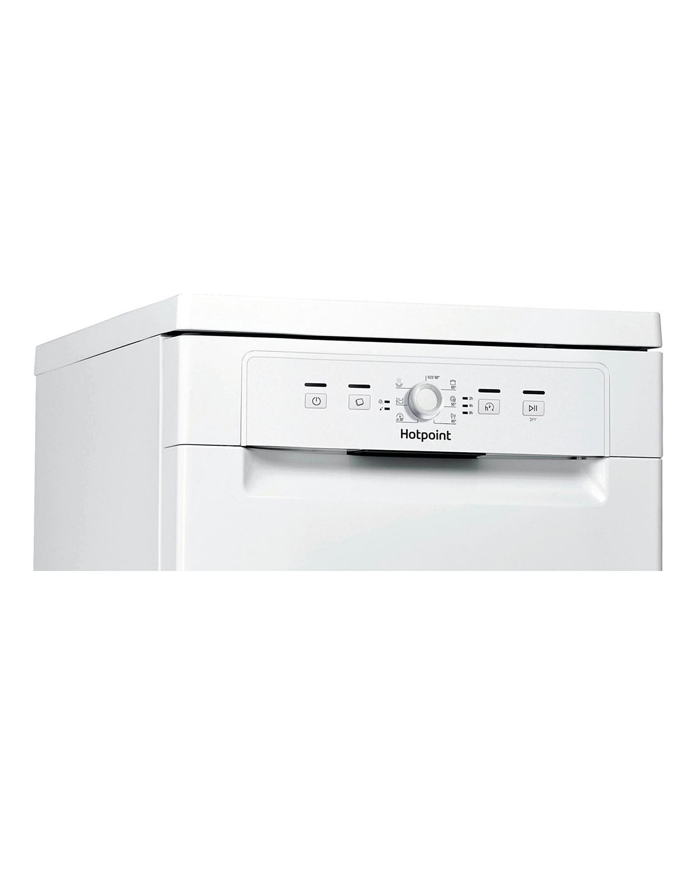  Hotpoint HSFE 1B19 UK N Freestanding 10-place Slimline Dishwasher - White