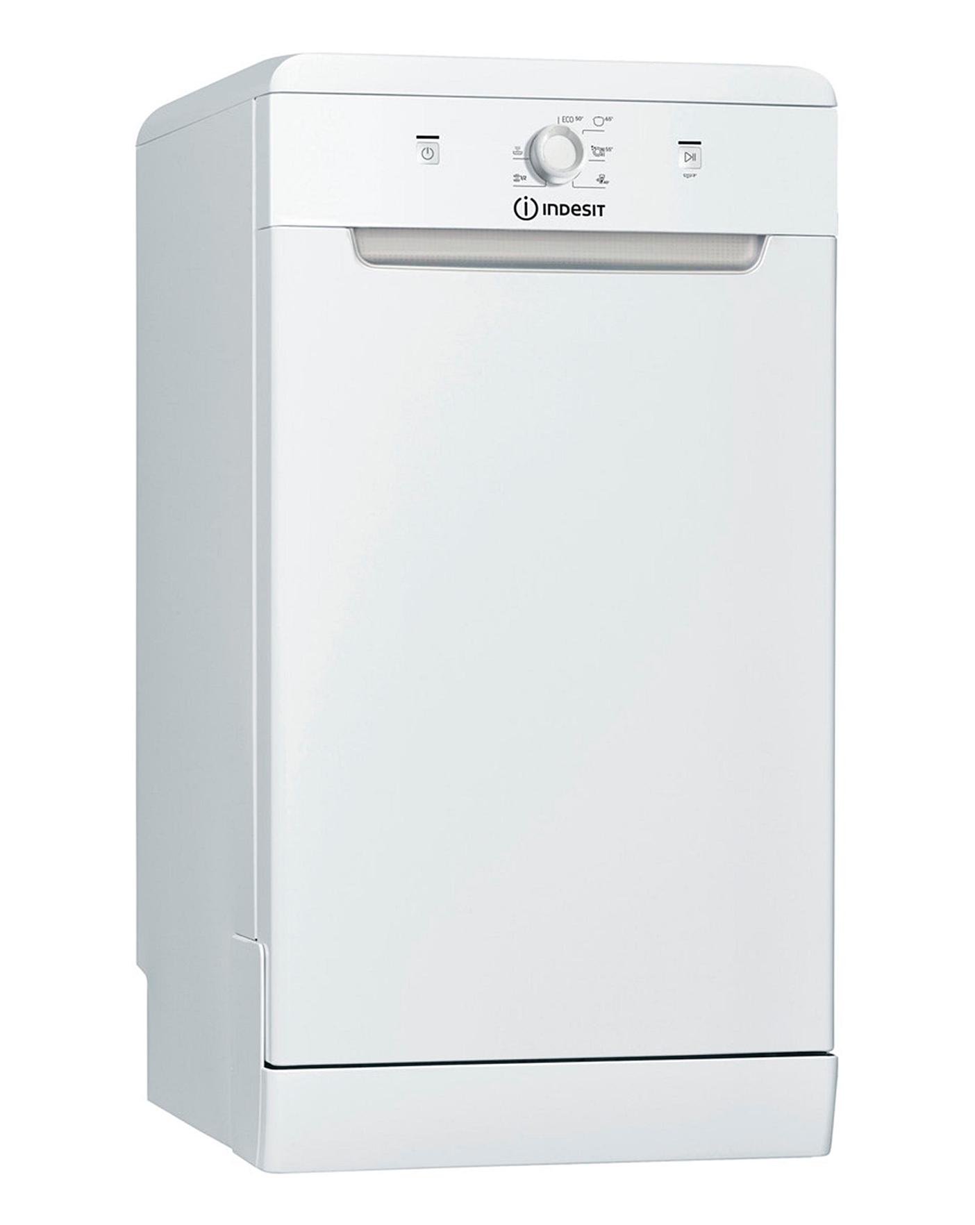  Indesit DSFE 1B10 UK N Freestanding 10-place Slimline Dishwasher - White