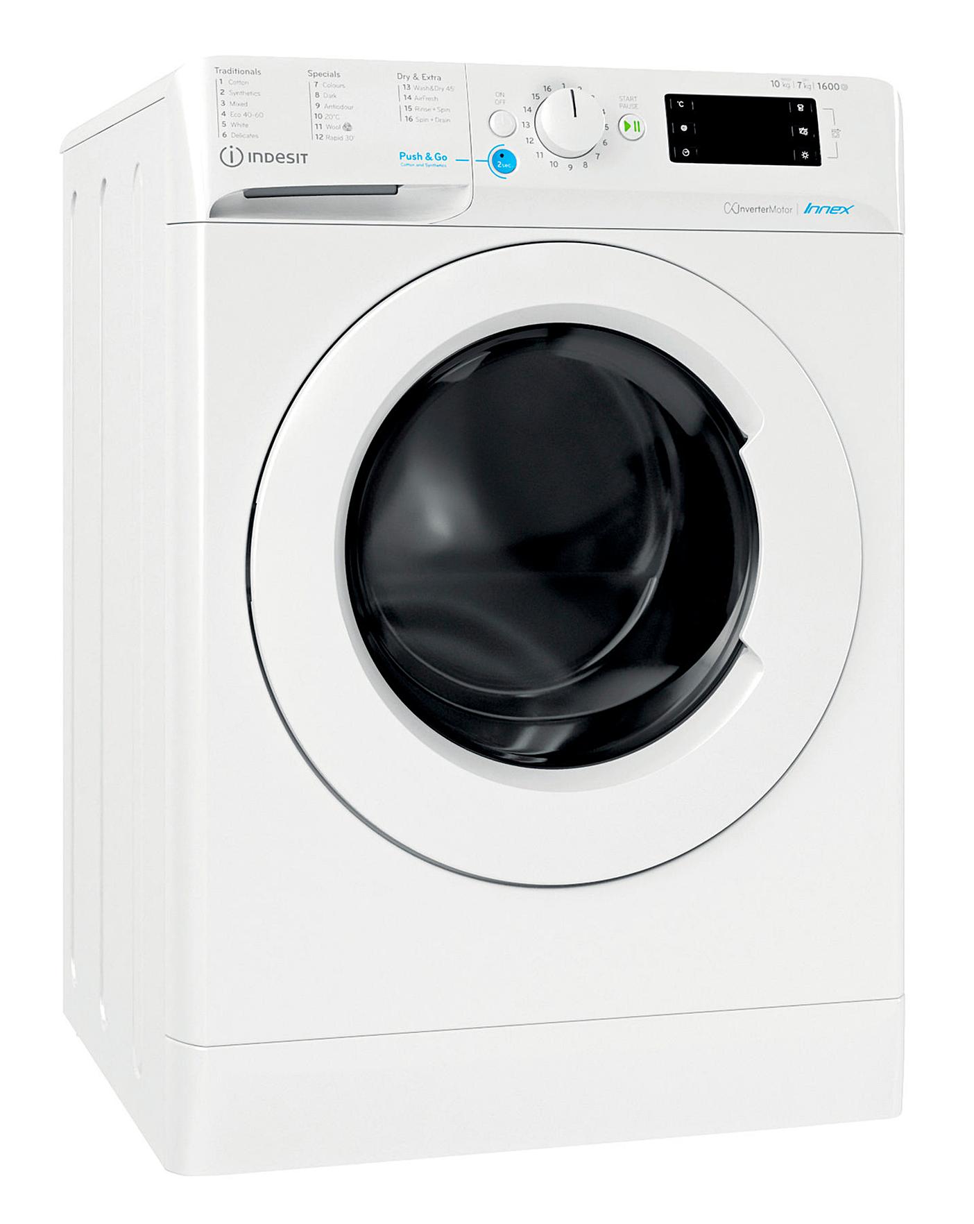  Indesit BDE1071682XWUKN 10+7kg 1600rpm Washer Dryer - White