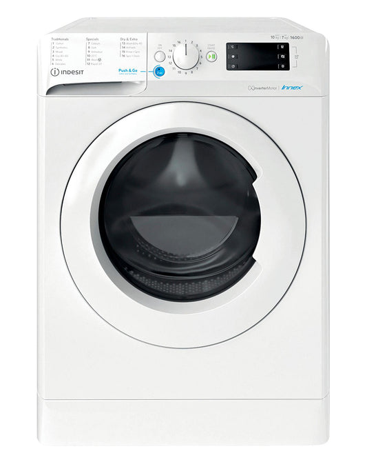  Indesit BDE1071682XWUKN 10+7kg 1600rpm Washer Dryer - White
