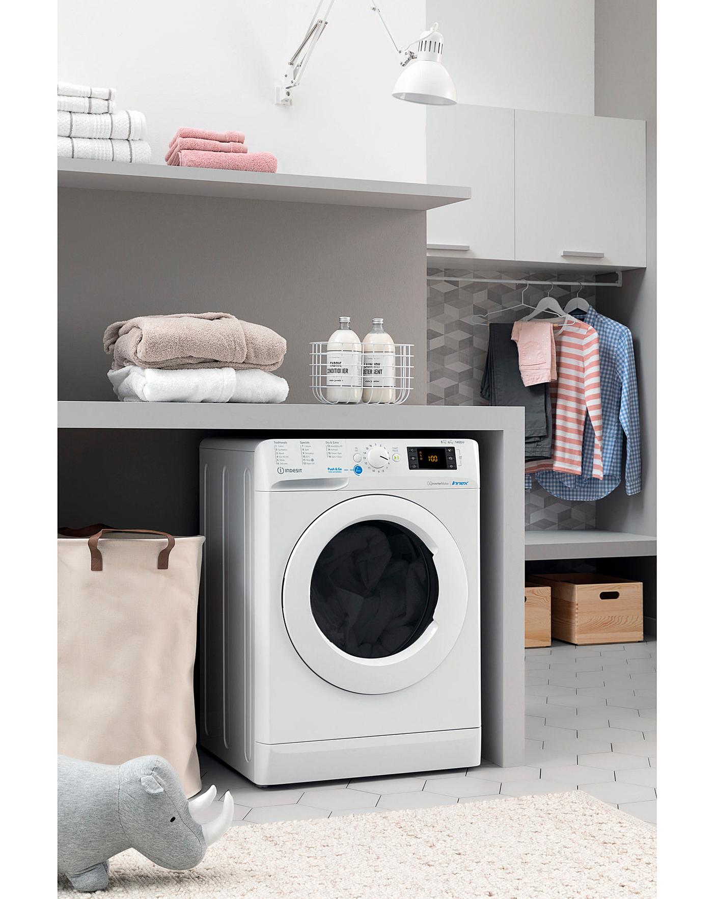  Indesit BDE1071682XWUKN 10+7kg 1600rpm Washer Dryer - White