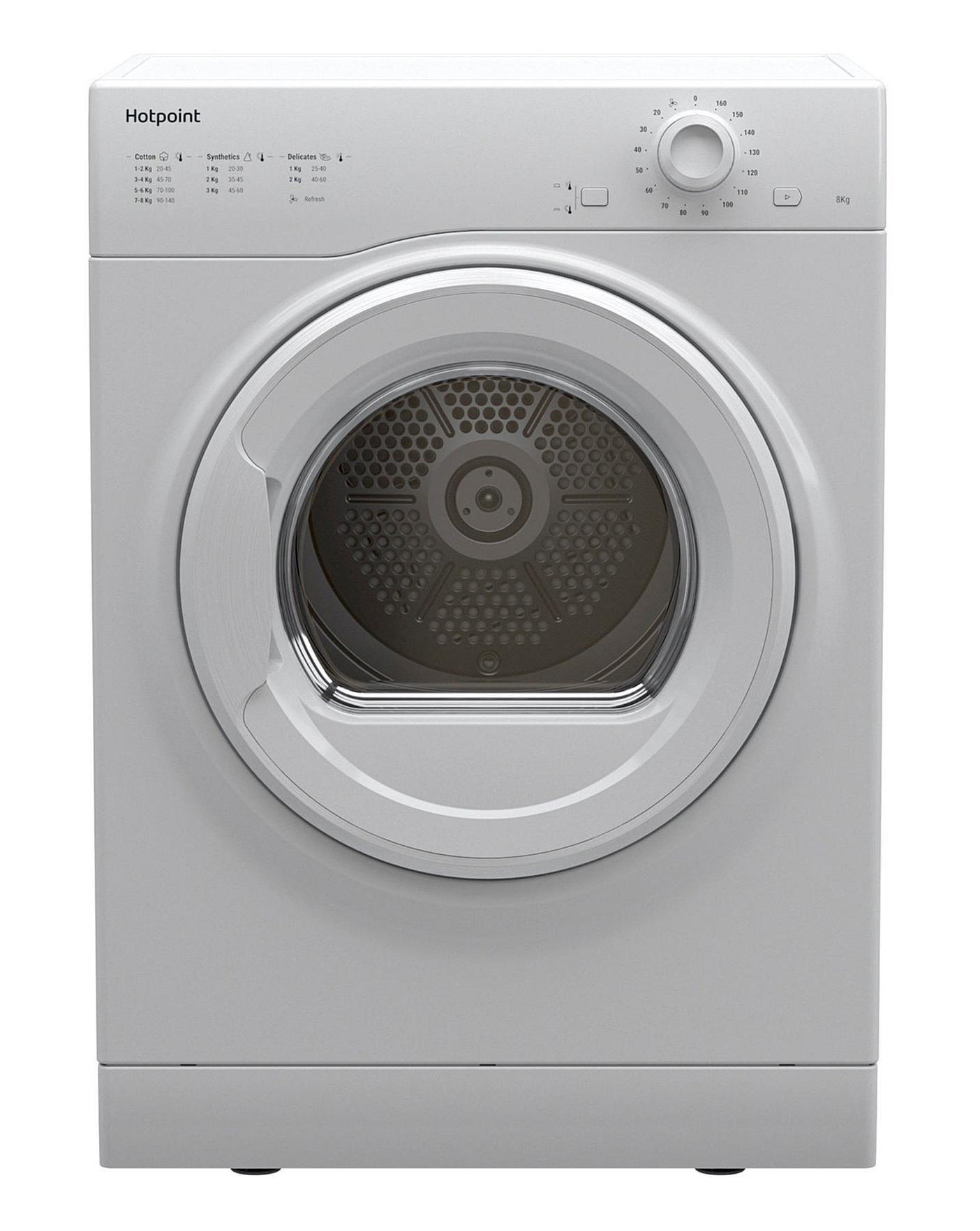  Hotpoint H1 D80W UK 8kg Vented Tumble Dryer - White