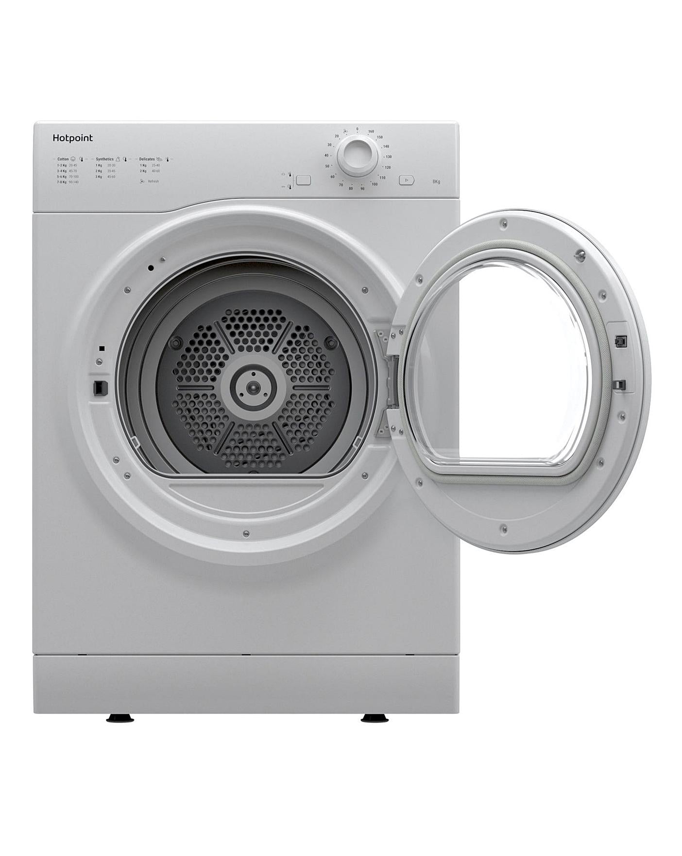  Hotpoint H1 D80W UK 8kg Vented Tumble Dryer - White