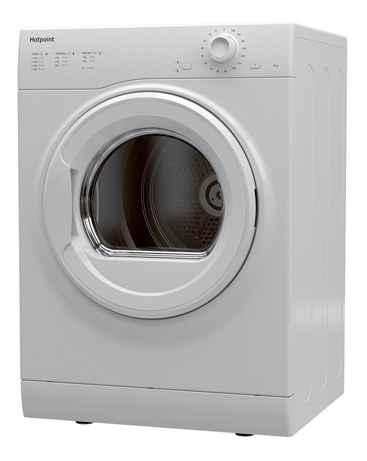  Hotpoint H1 D80W UK 8kg Vented Tumble Dryer - White