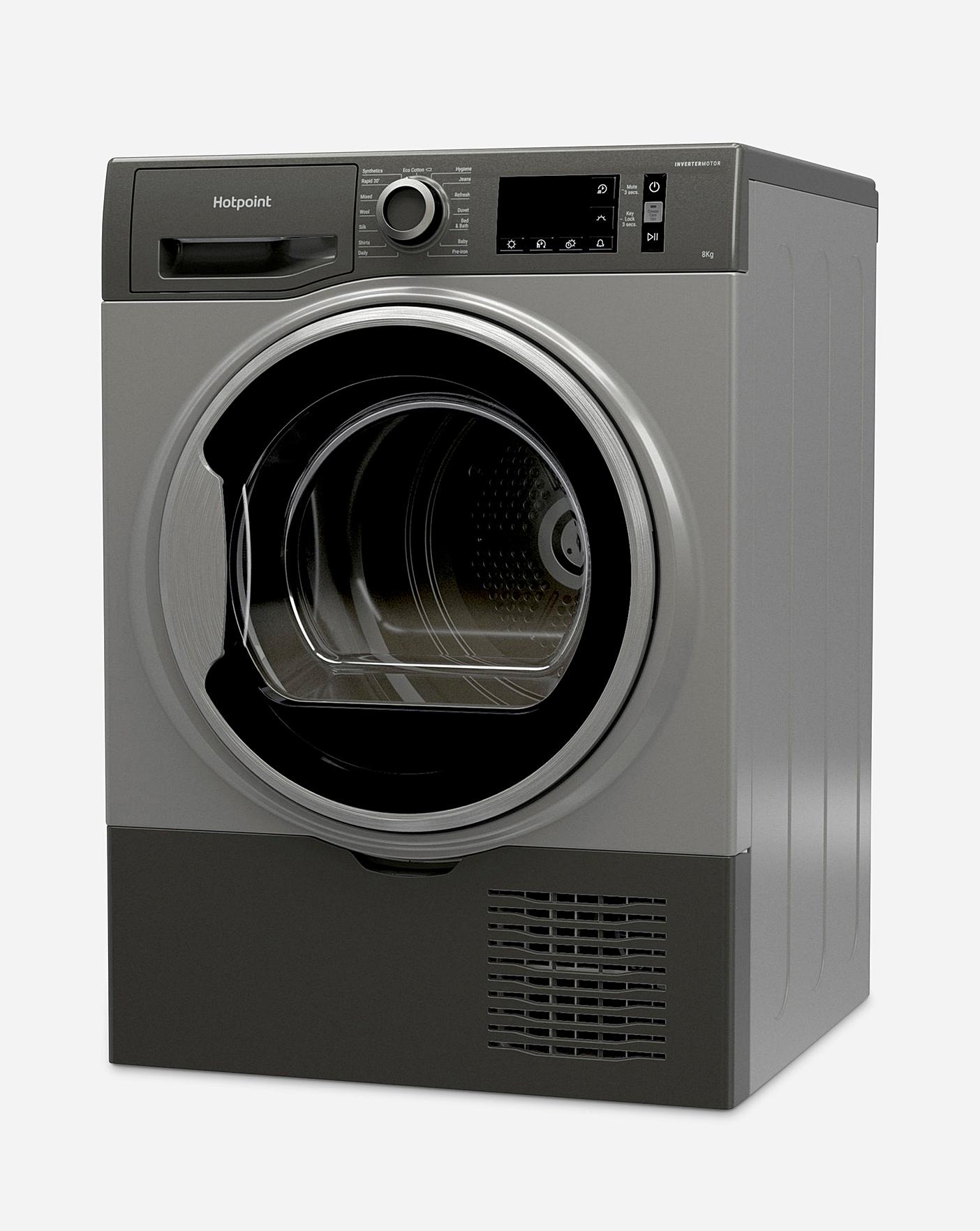  Hotpoint H3 D81GS UK 8kg Condenser Tumble Dryer - Graphite