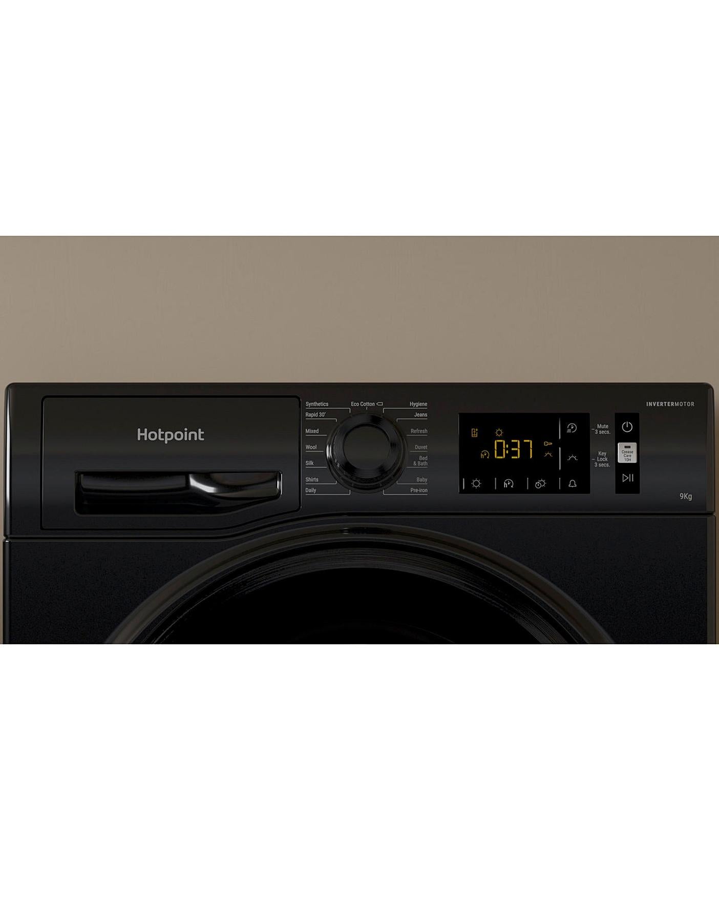  Hotpoint H3 D91B UK 9kg Condenser Tumble Dryer - Black