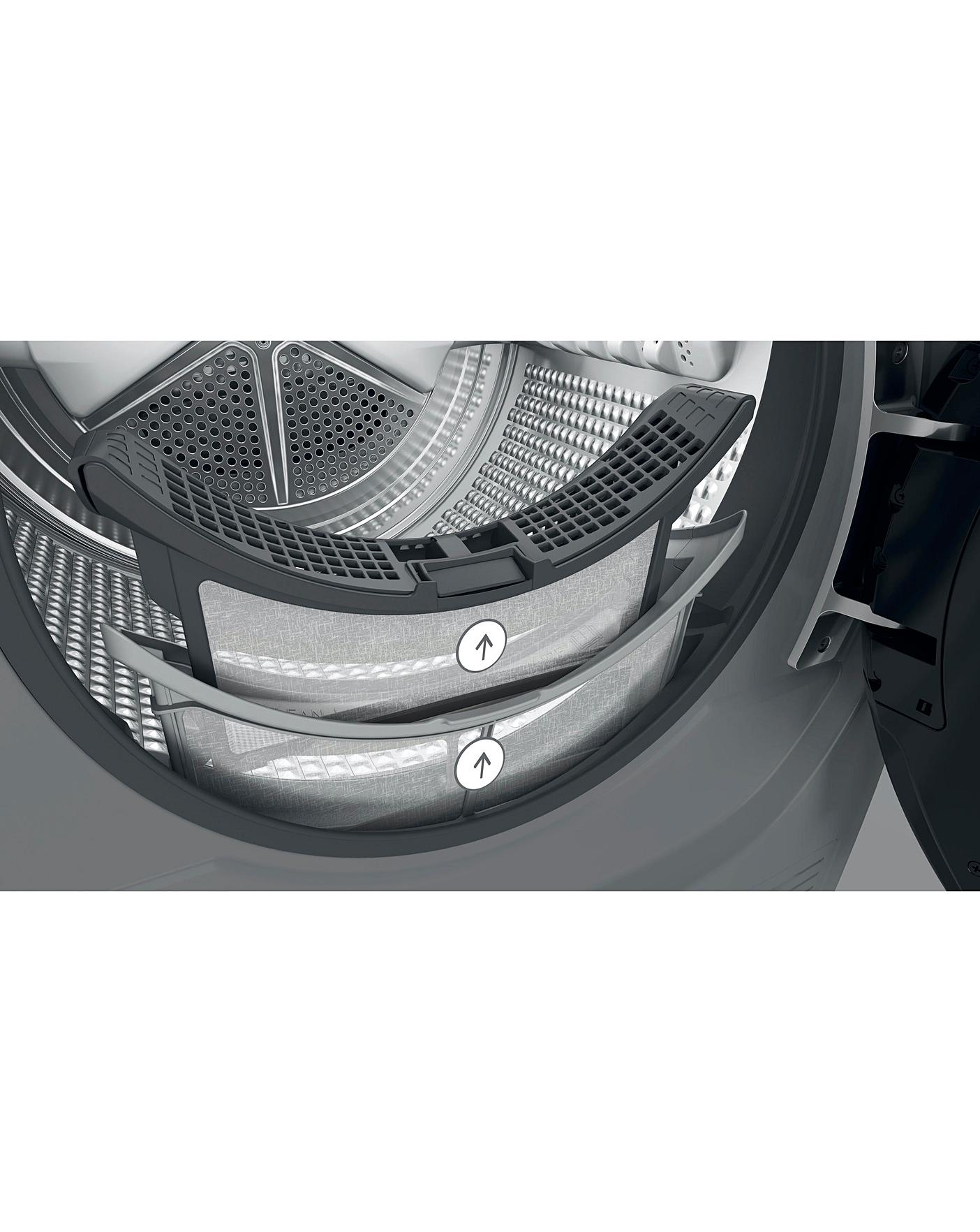  Hotpoint H8 D94SB UK 9kg Heat Pump Tumble Dryer - Silver