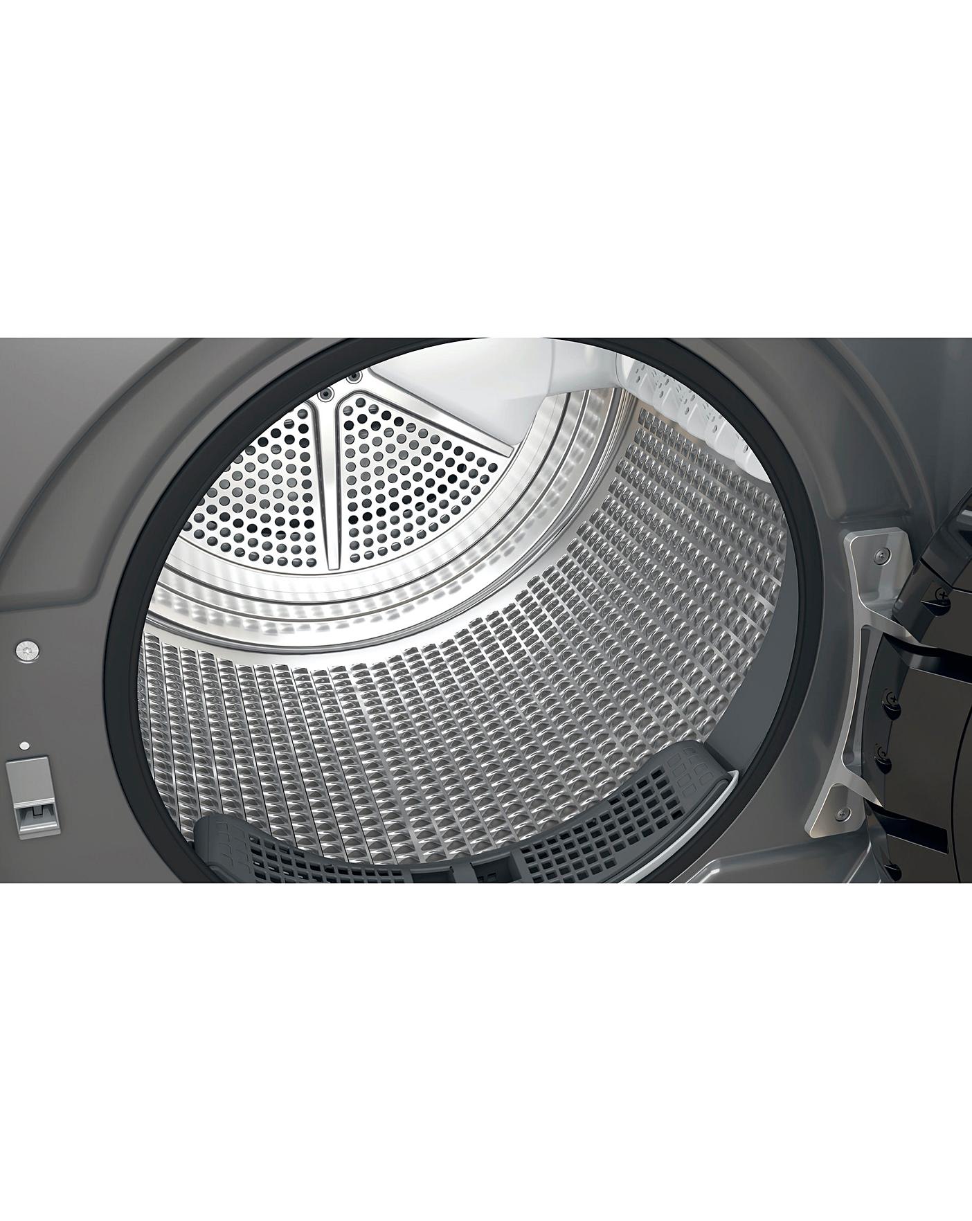  Hotpoint H8 D94SB UK 9kg Heat Pump Tumble Dryer - Silver