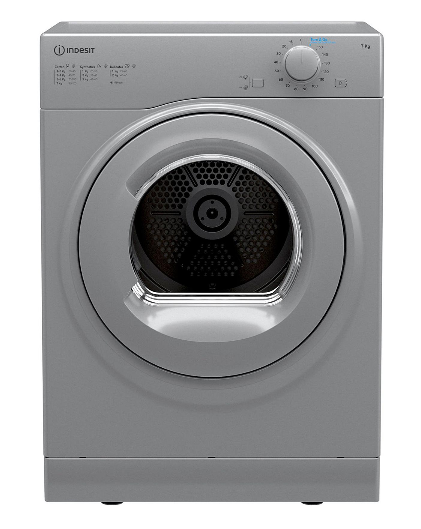  Indesit I1 D71S UK 7kg Vented Tumble Dryer - Silver