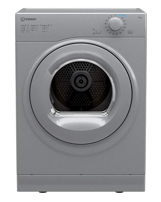  Indesit I1 D71S UK 7kg Vented Tumble Dryer - Silver