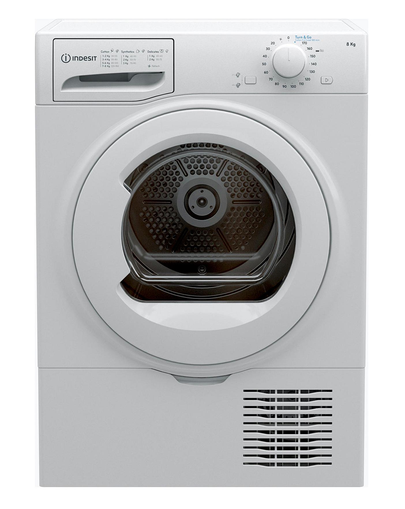  Indesit I2 D81W UK 8kg Condenser Tumble Dryer - White