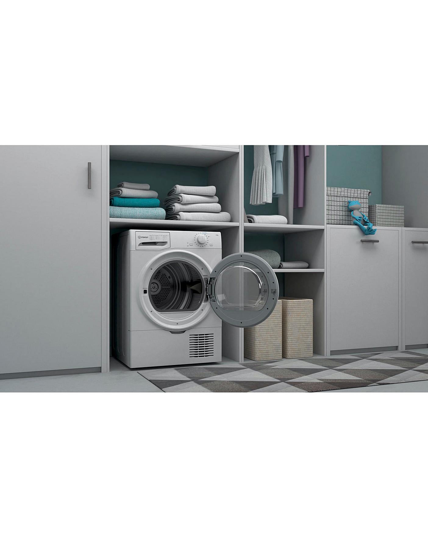  Indesit I2 D81W UK 8kg Condenser Tumble Dryer - White