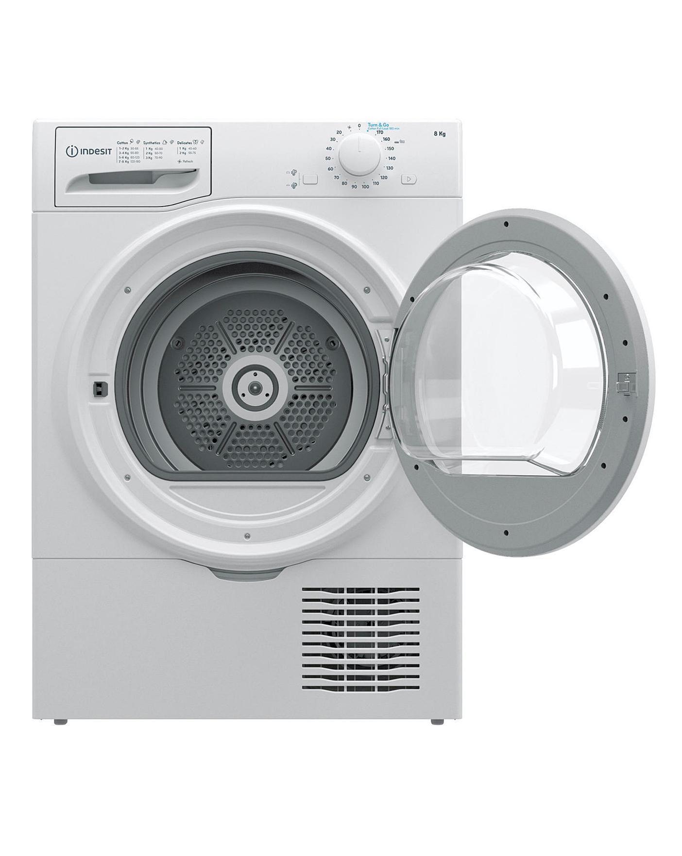  Indesit I2 D81W UK 8kg Condenser Tumble Dryer - White