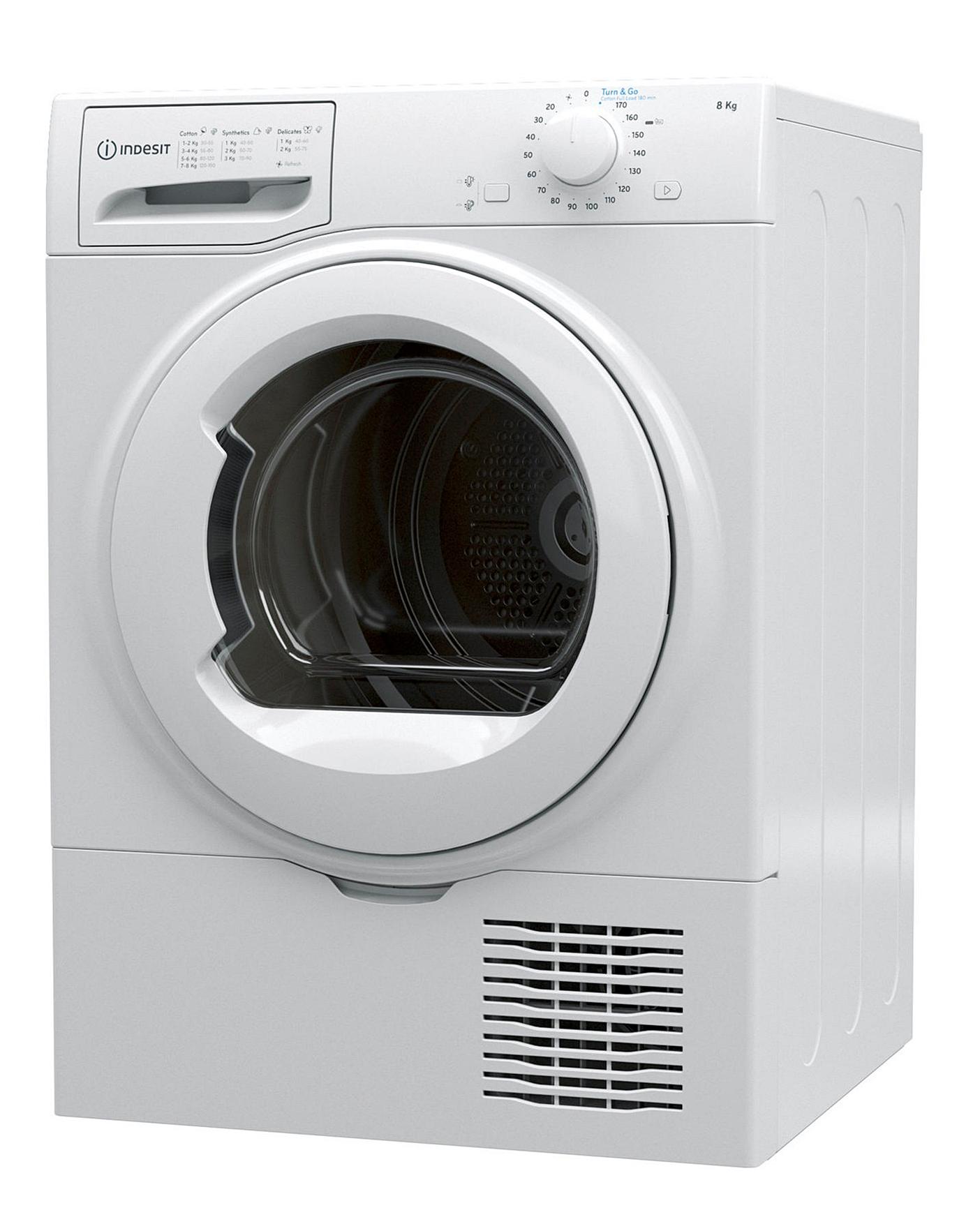  Indesit I2 D81W UK 8kg Condenser Tumble Dryer - White