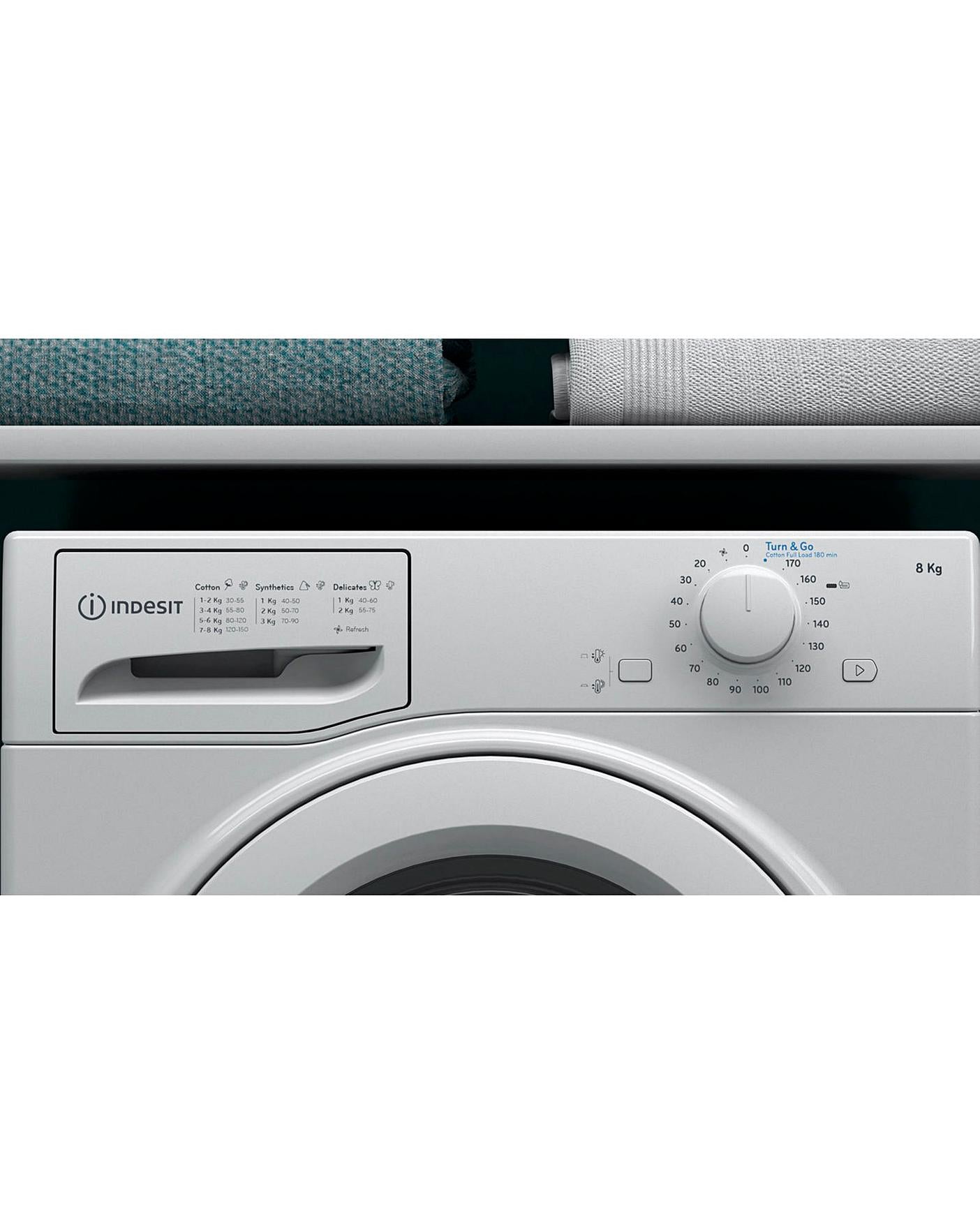  Indesit I2 D81W UK 8kg Condenser Tumble Dryer - White